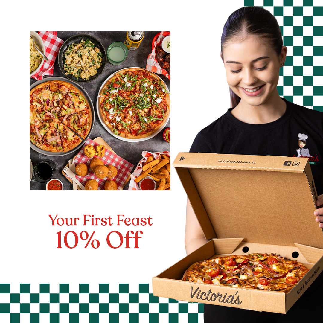 Victoria's Pizza ‘N’ Beyond Melton Facebook ad: New to Victoria’s Pizza Melton?