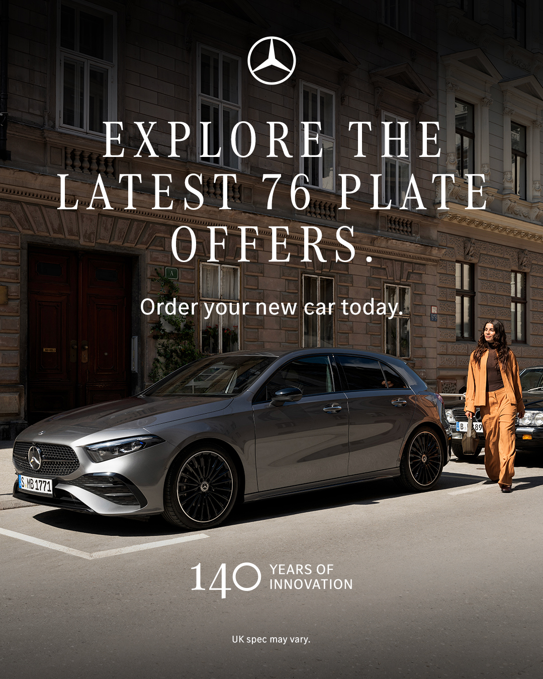 Mercedes-Benz Cars UK Facebook ad: Discover our latest offers this September.
