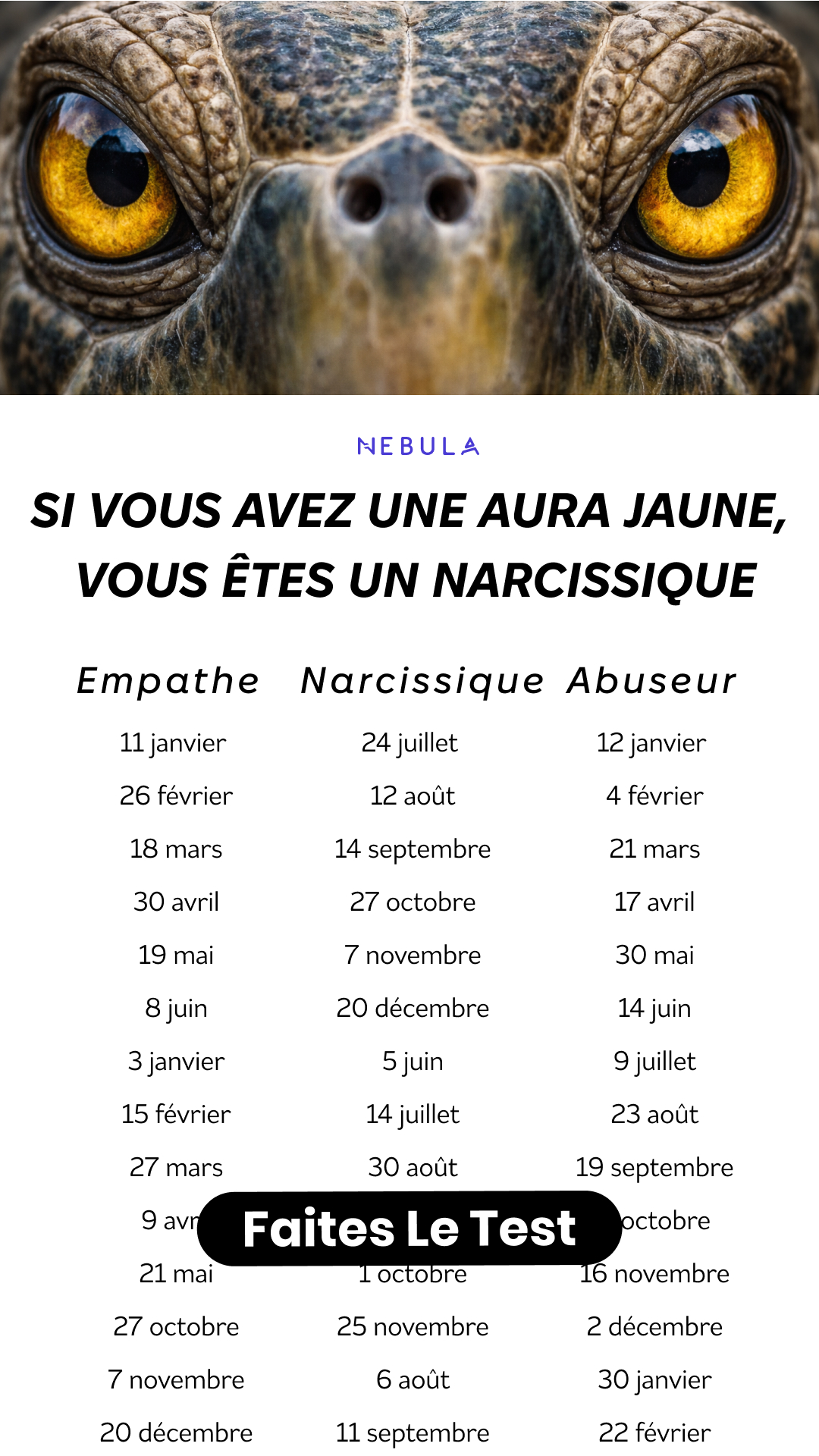 Nebula: Aura Power Reading Facebook ad