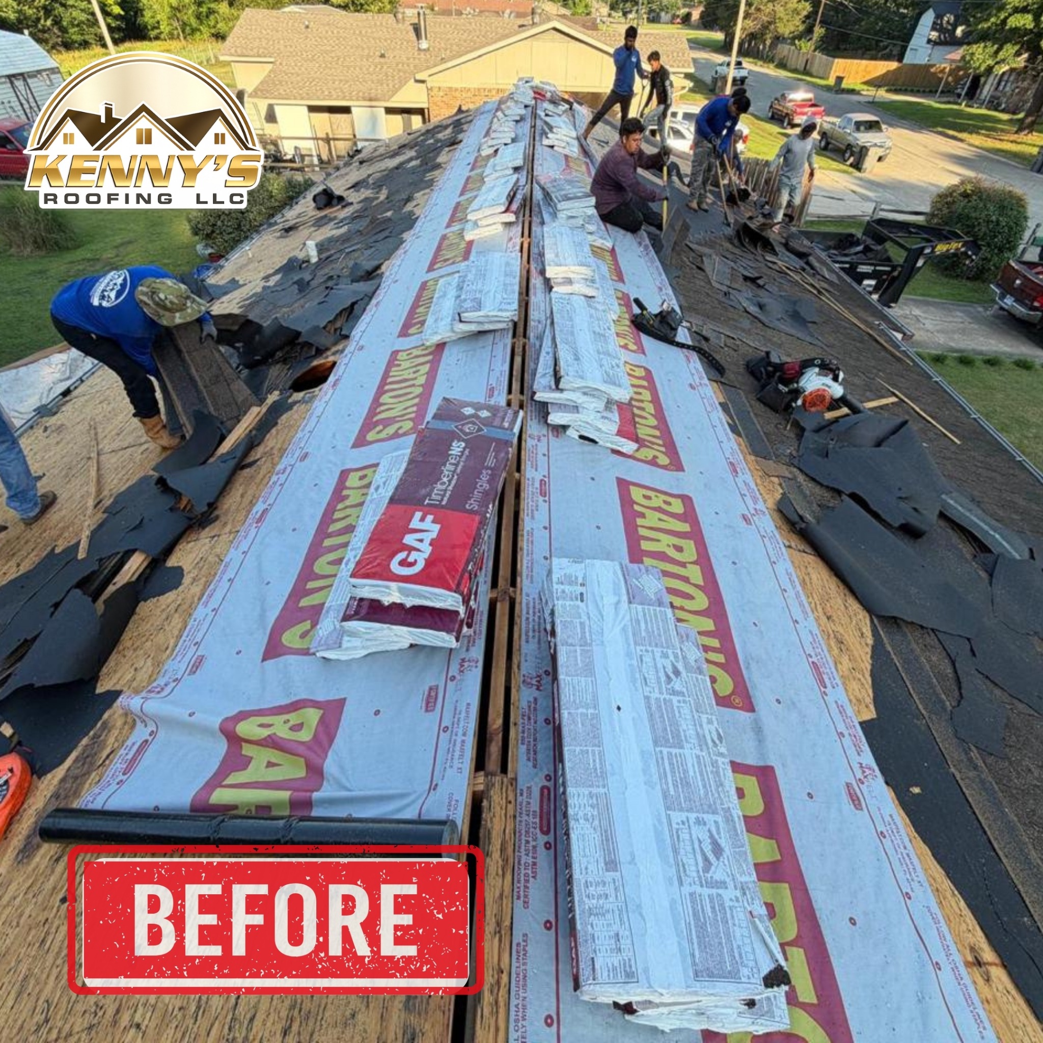 Kennys Roofing LLC Facebook ad