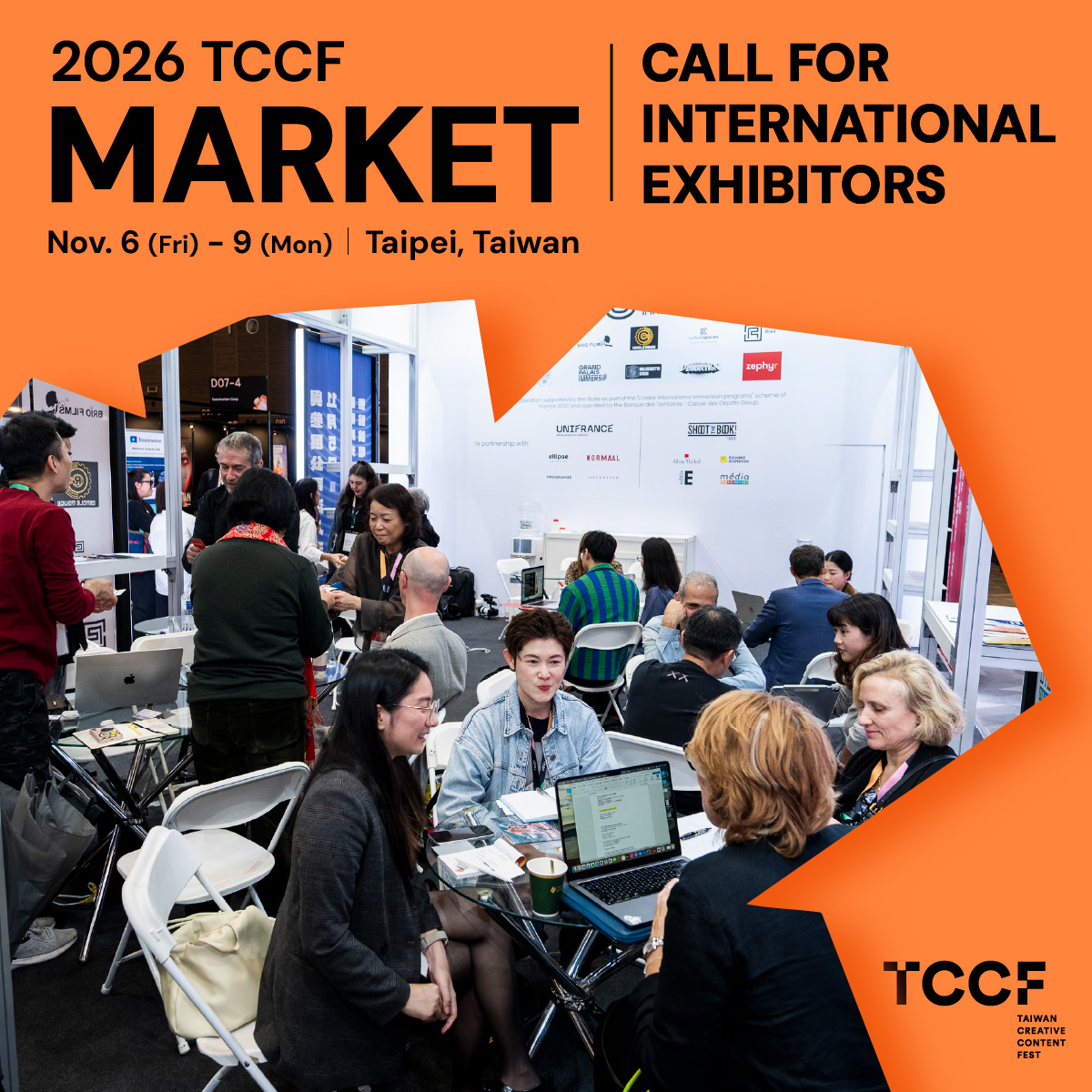 Taiwan Creative Content Fest Facebook ad: Call for International Exhibitors: 2026 TCCF MARKET isβ¦