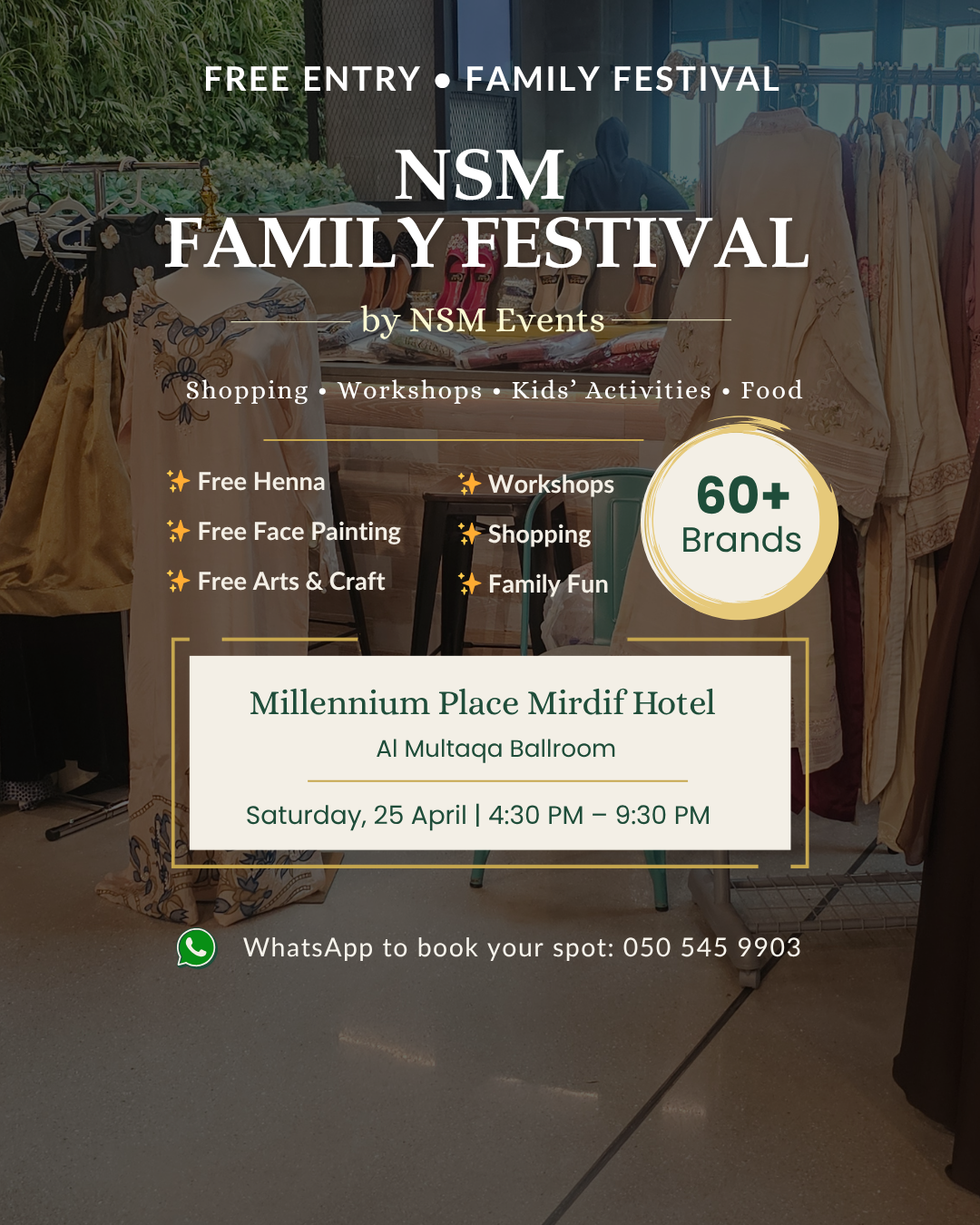 NSM Women In Business Facebook ad: Join NSM Family Festival