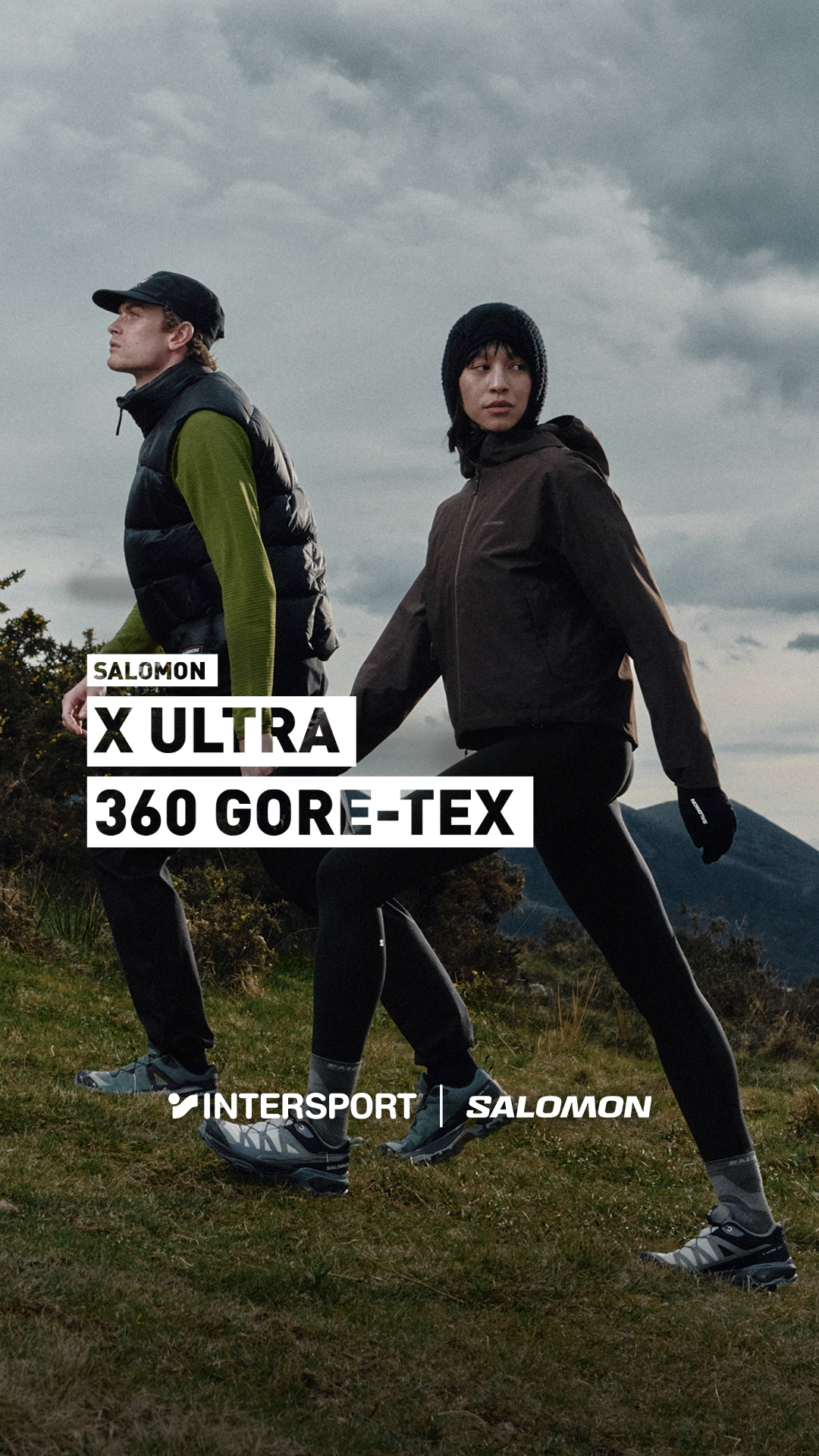 Intersport Suomi Facebook ad: Salomon GTX-kengät syksyyn →