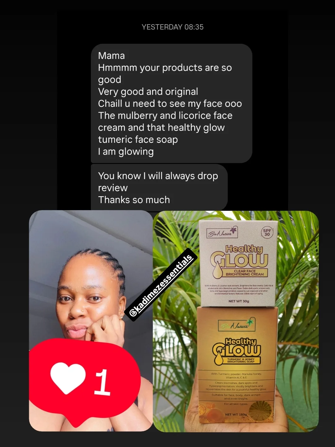 kadimezessentials Facebook ad