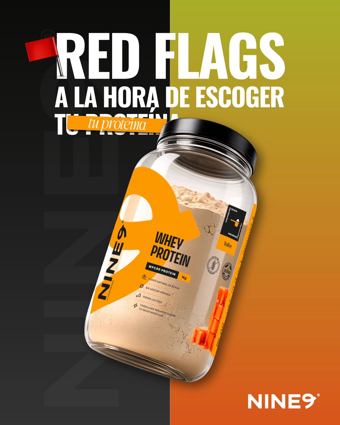 Nine9 Brands Facebook ad: No todas las proteínas son iguales