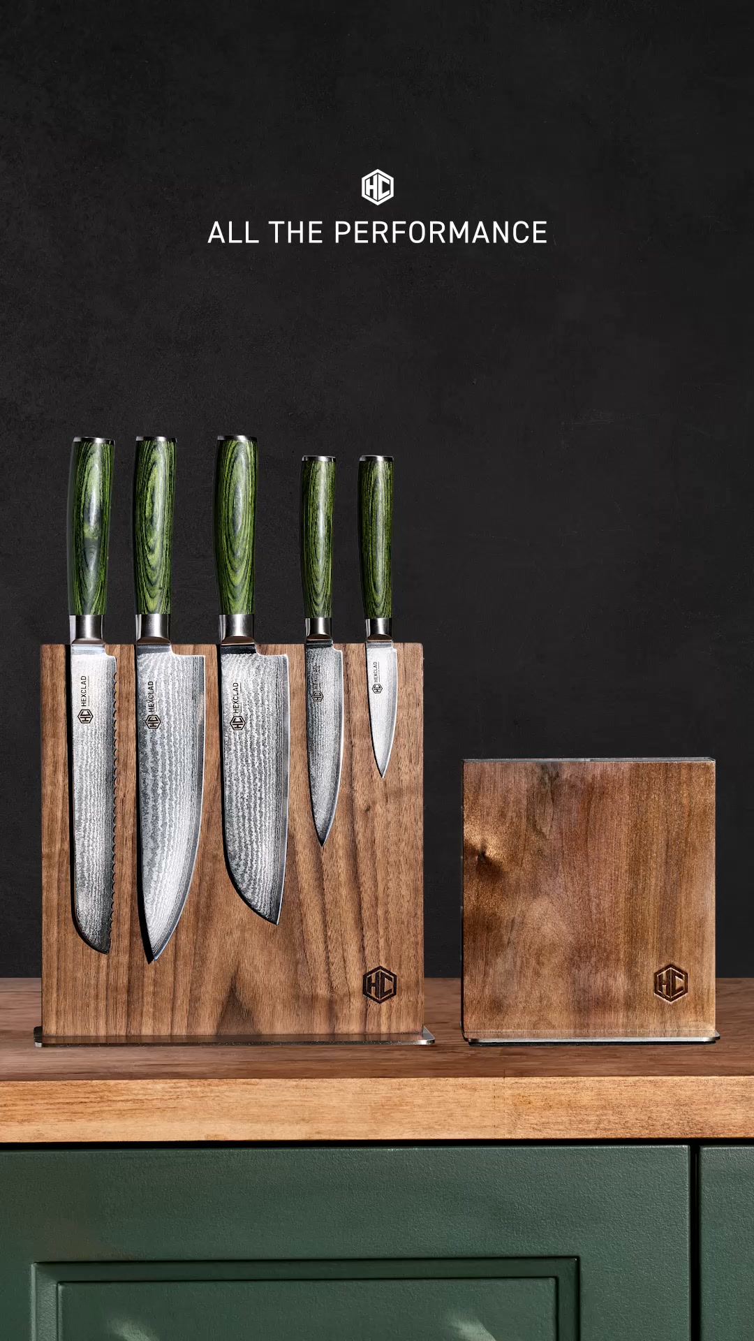 HexClad Facebook ad: Discover the Studio Knife Set