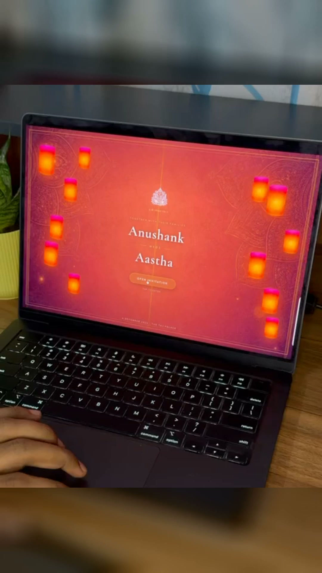 Aamantran Facebook ad: Stunning Digital Wedding Invitations