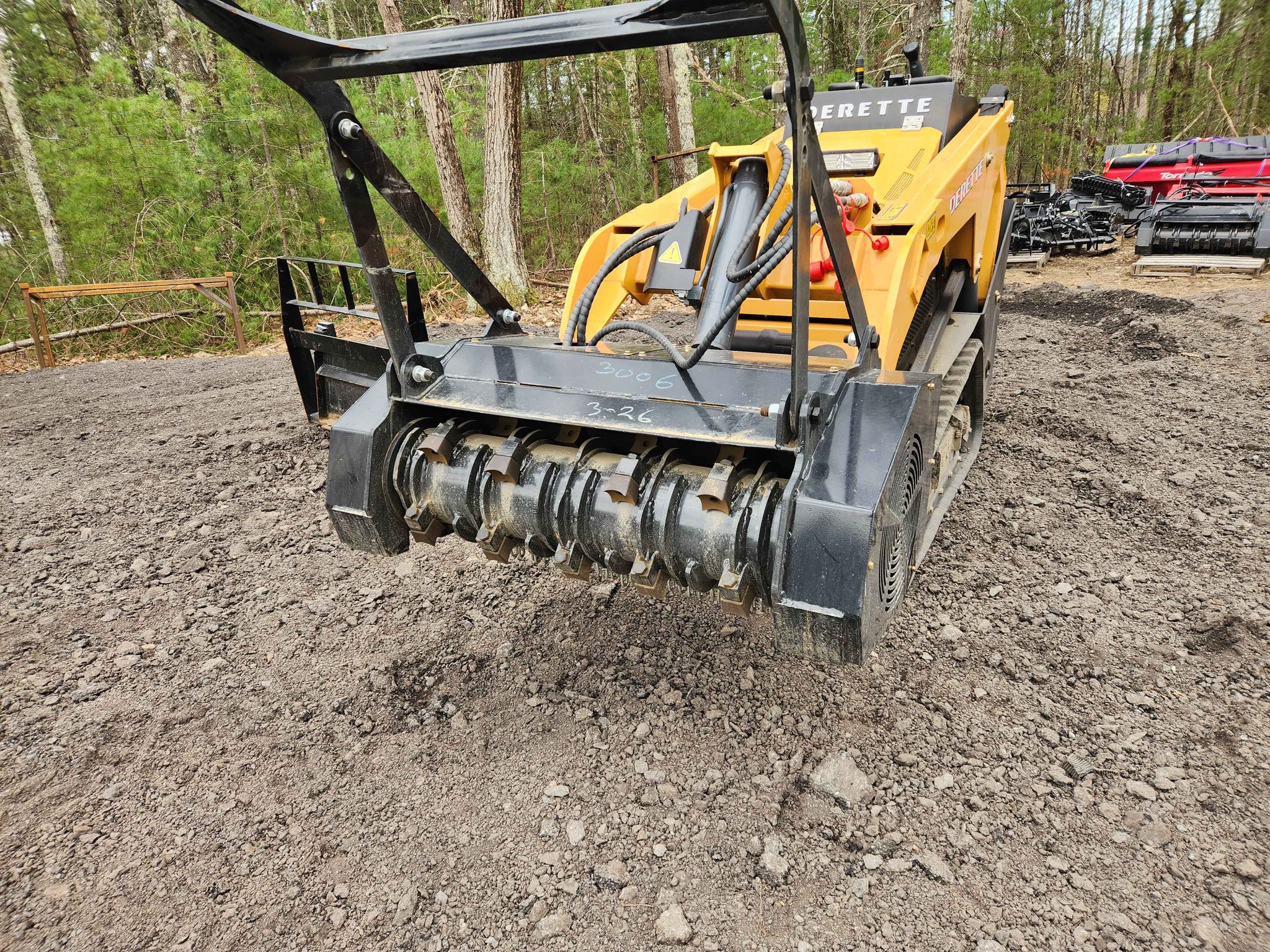 Pat Gallagher Facebook ad: Mini Skidsteer drum mulcher Kubota, Vermeer, Ditchwitch…