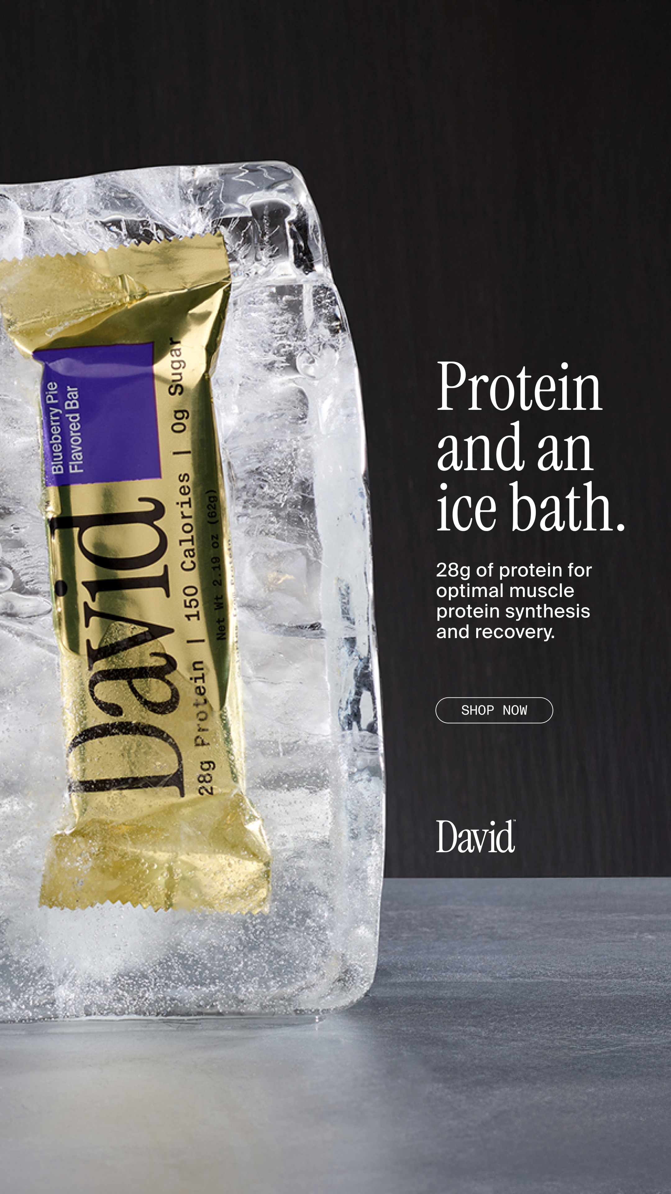 David Protein Facebook ad