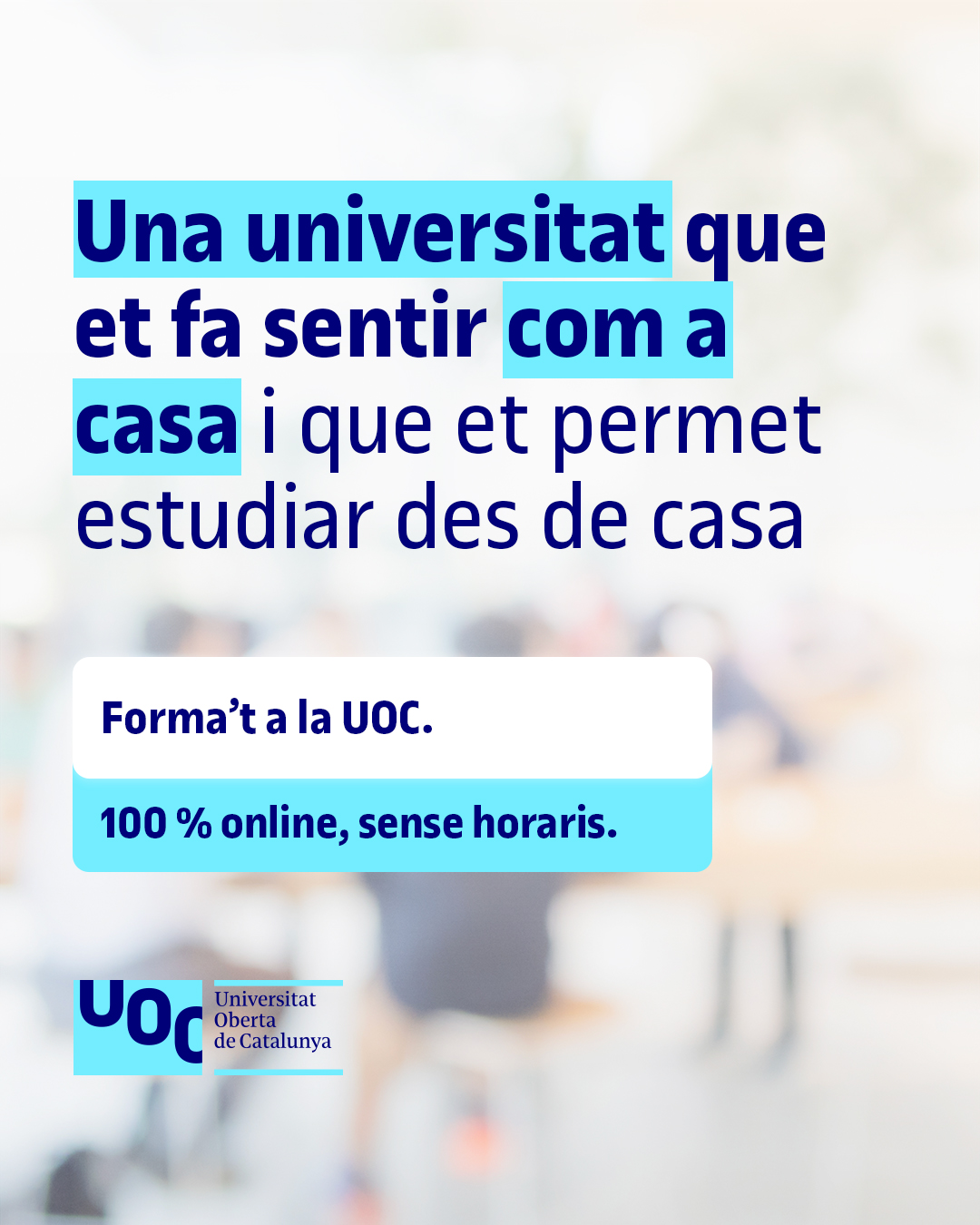 Universitat Oberta de Catalunya (UOC) Facebook ad