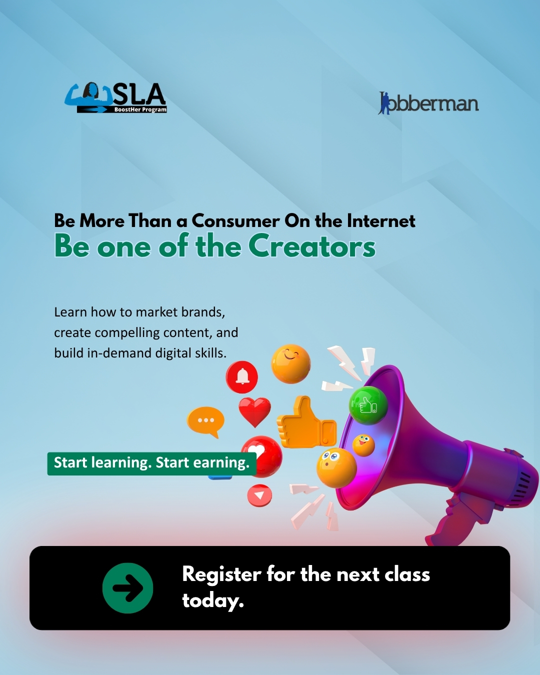 She Leads Africa Facebook ad: Learn Content Creation for FREE & Unlock New Opportunities