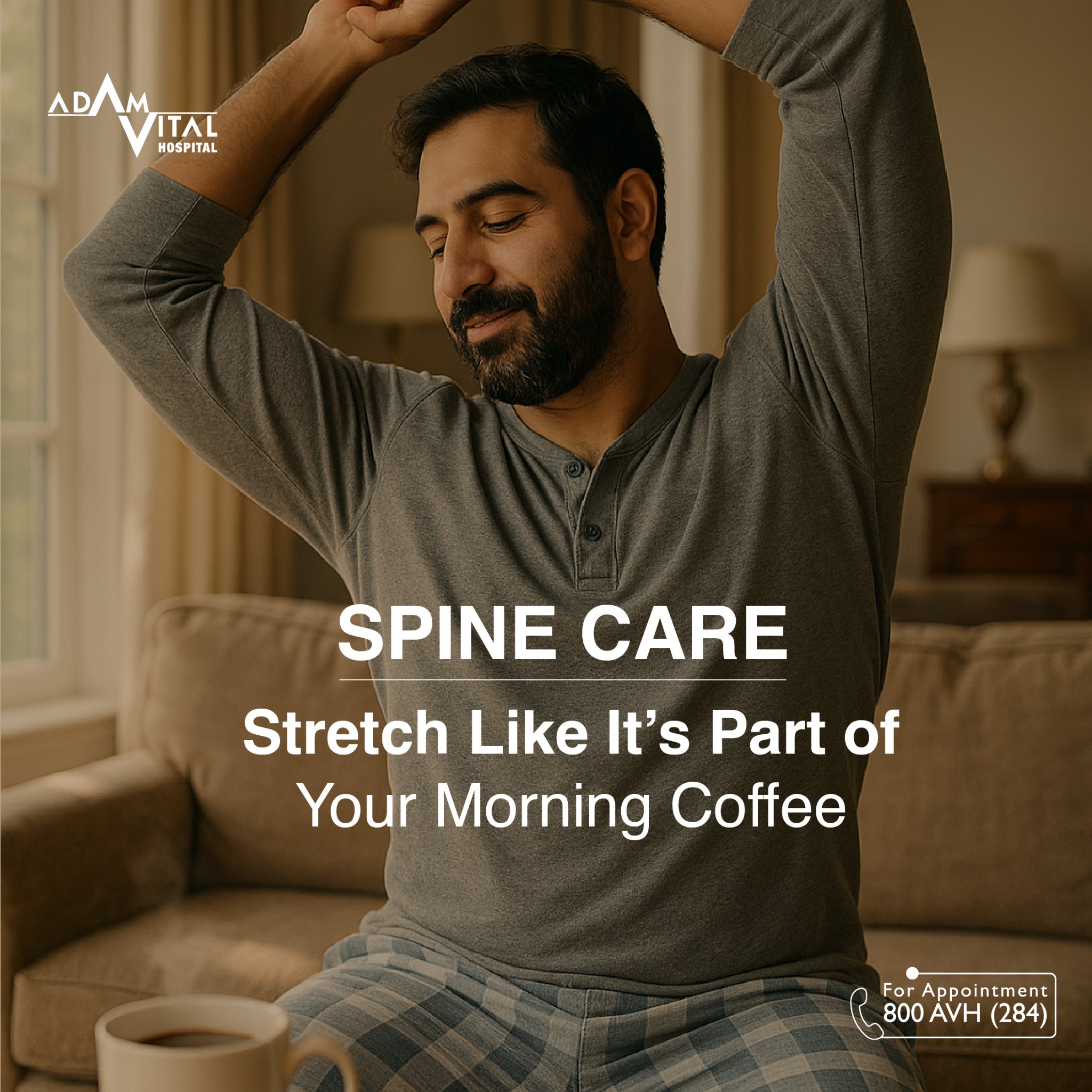 Adam Vital Healthcare Facebook ad