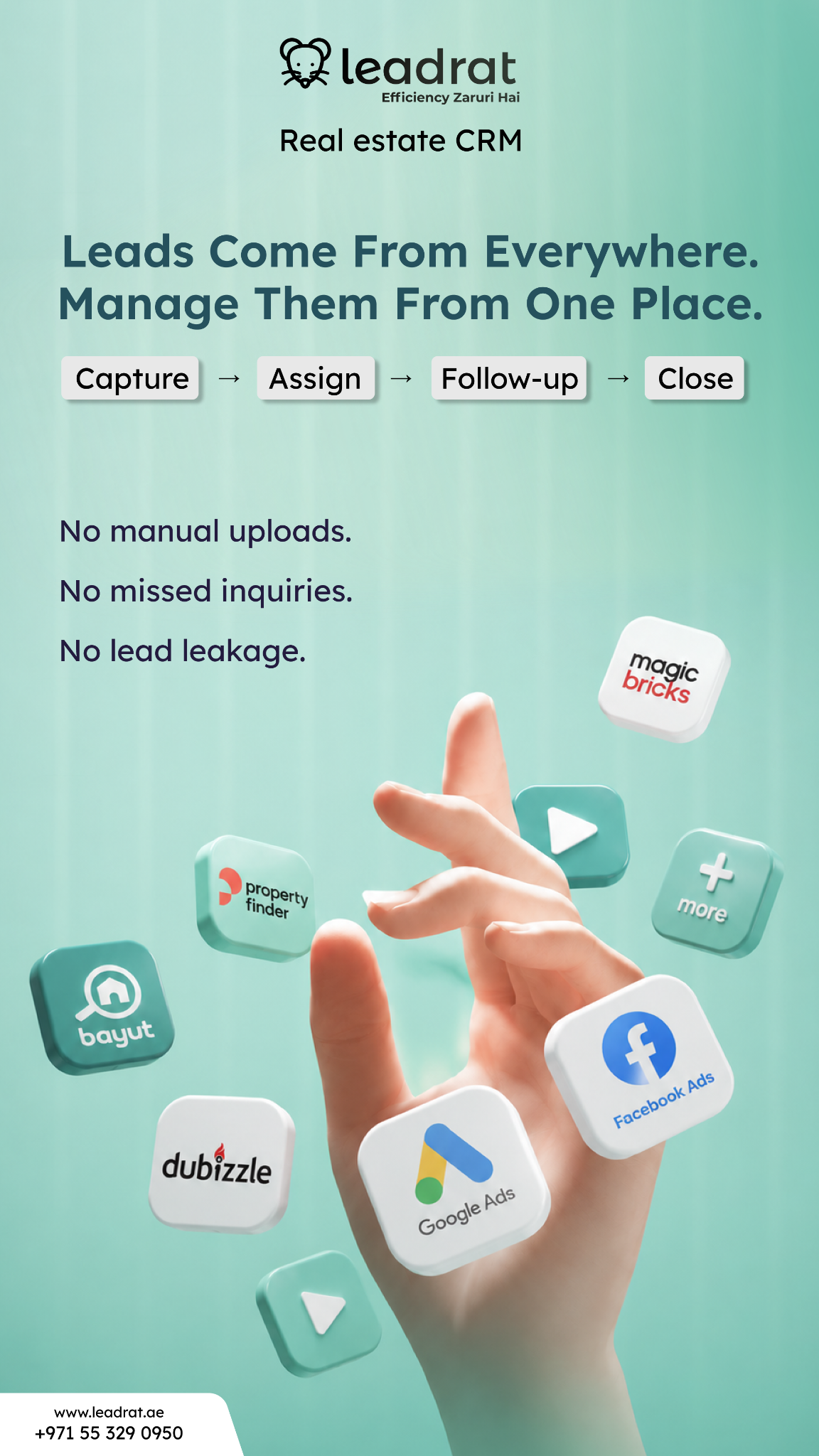 Leadrat CRM - Dubai - India Facebook ad
