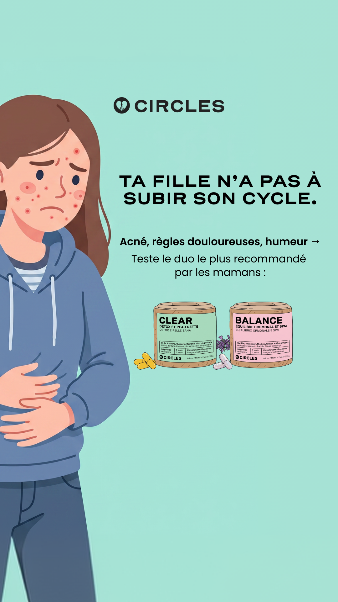 Circles Facebook ad
