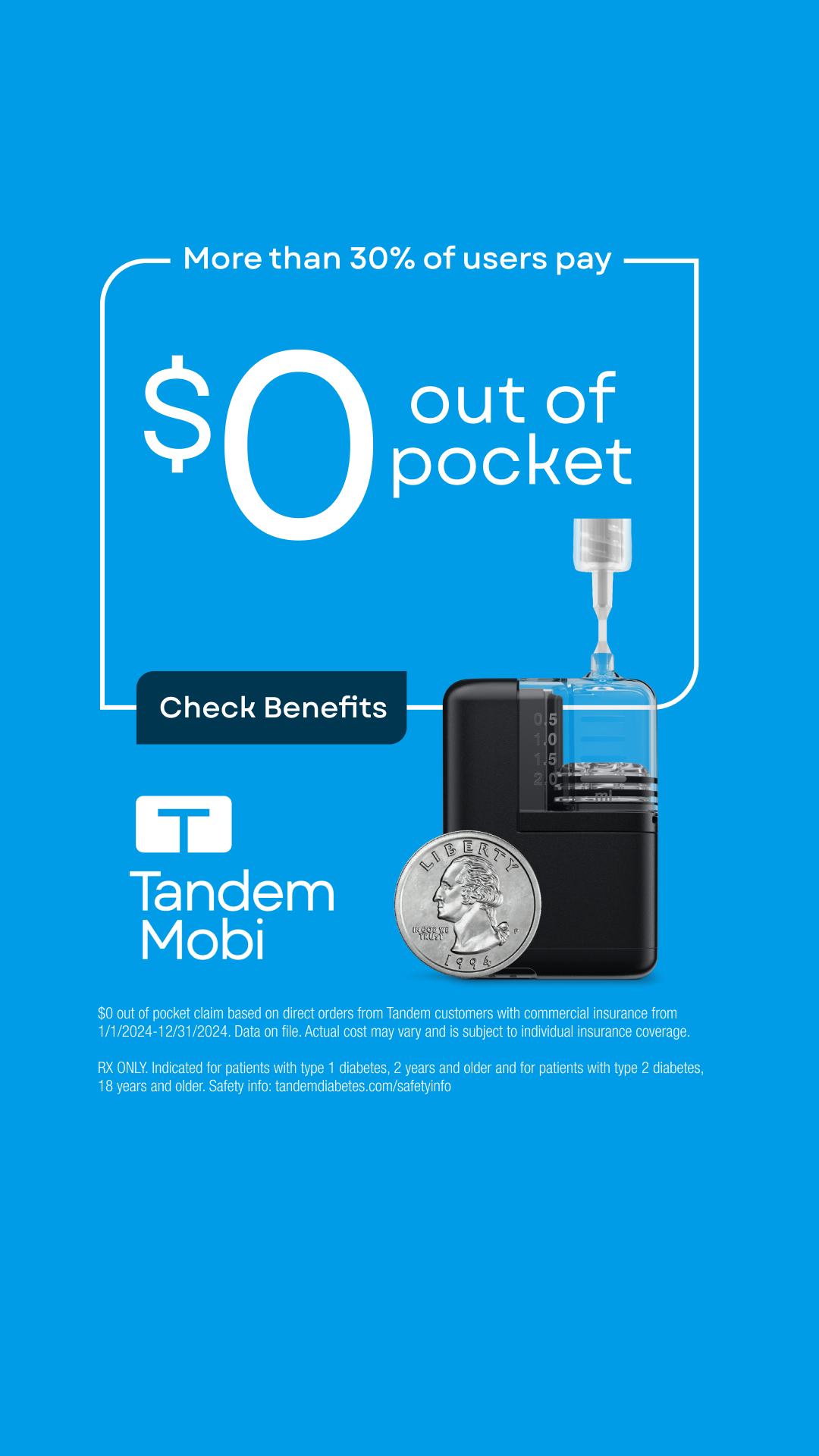 Tandem Diabetes Care Facebook ad from Jan 15, 2026