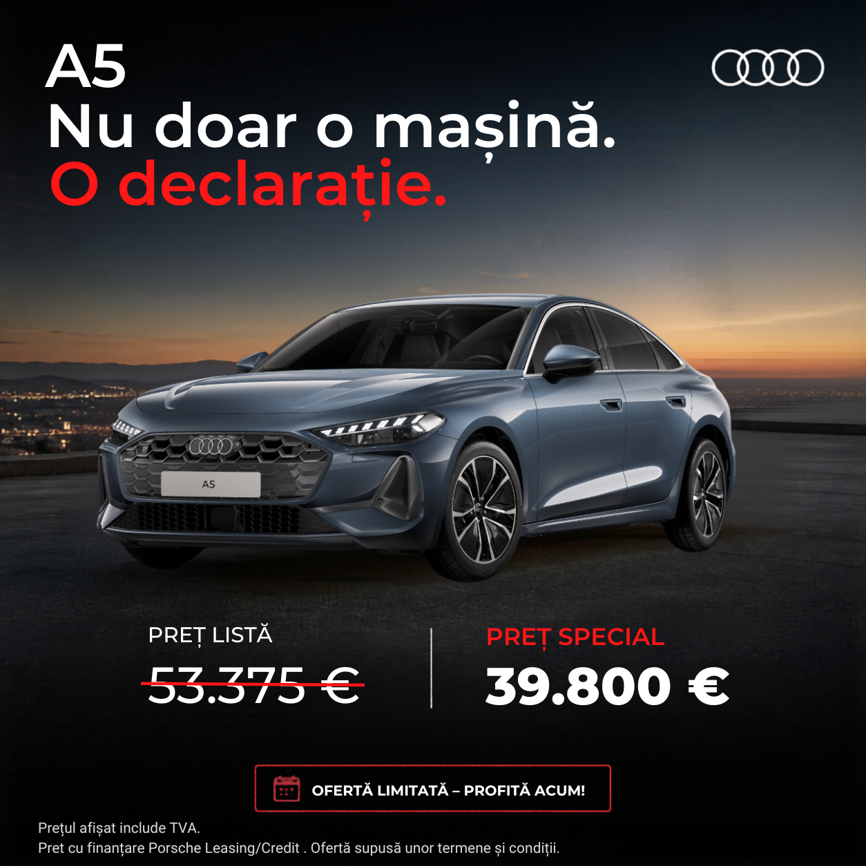 Audi D&C Oradea Facebook ad: Nu e doar o mașină.