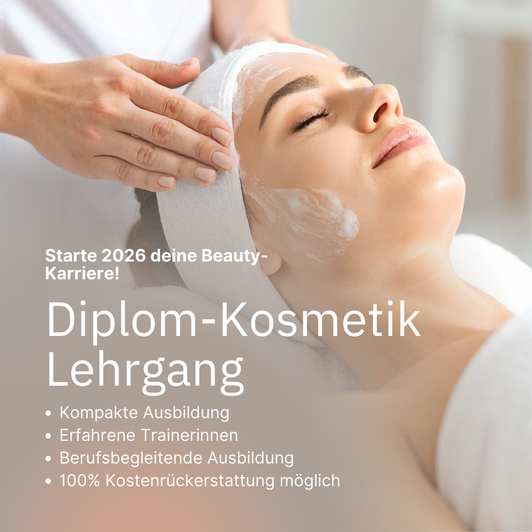 The Beauty School Facebook ad: Starte jetzt deine Kosmetikausbildung bei The Beauty School