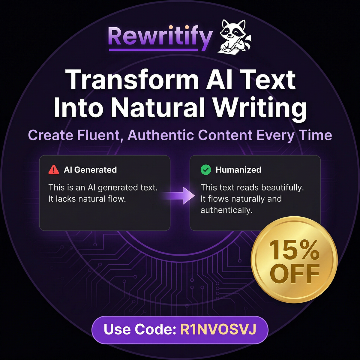 Rewritify Facebook ad