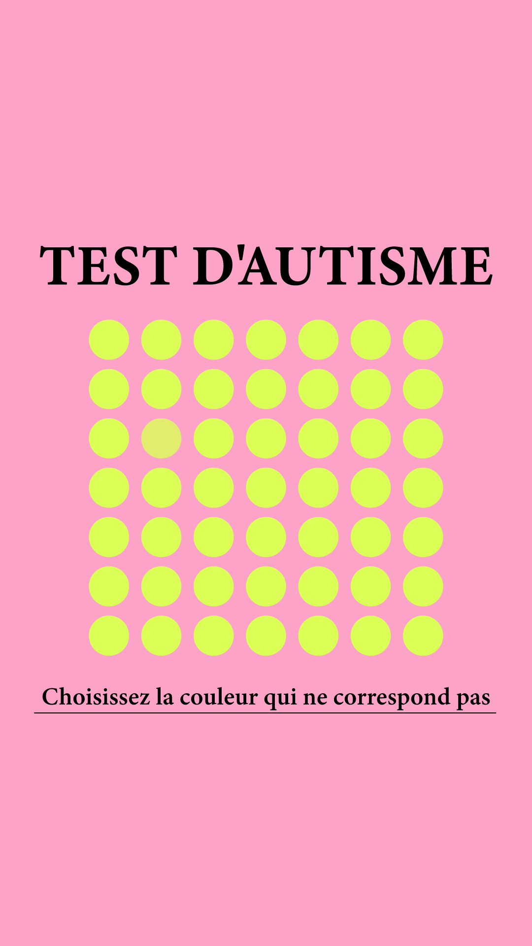 International IQ test Facebook ad