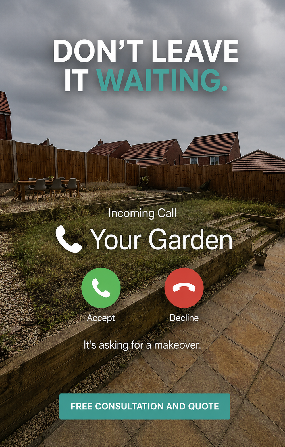 KA Landscaping and Groundworks Facebook ad: Transform Your Garden This Summer