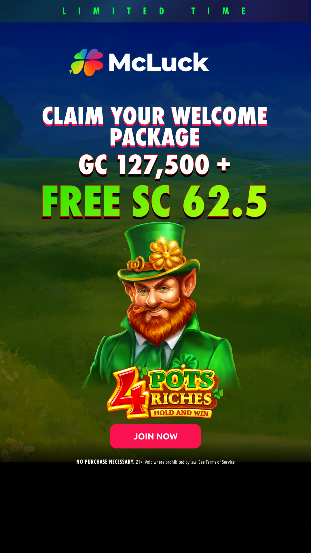 McLuck.com Facebook ad