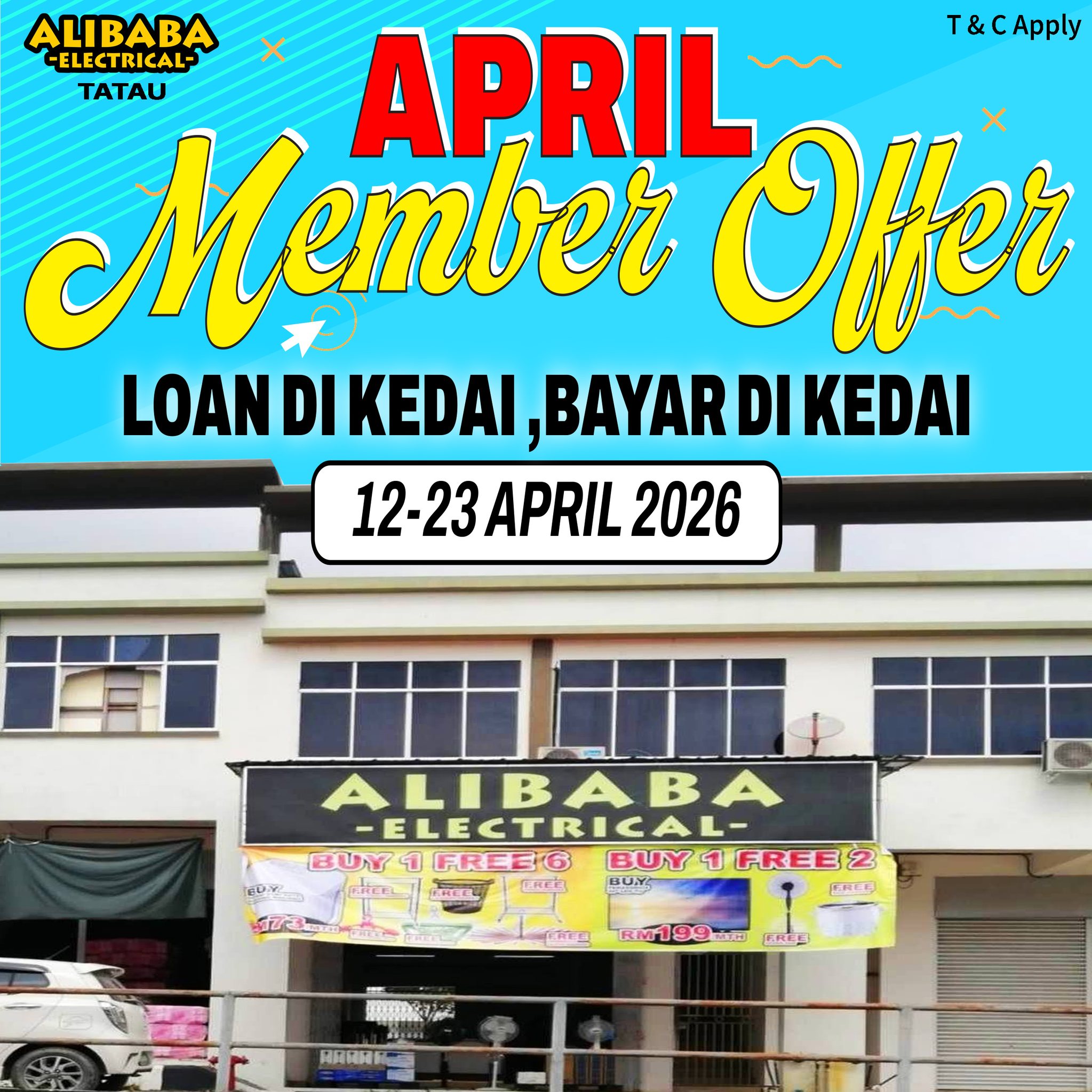 Alibaba Electrical-Tatau branch Facebook ad