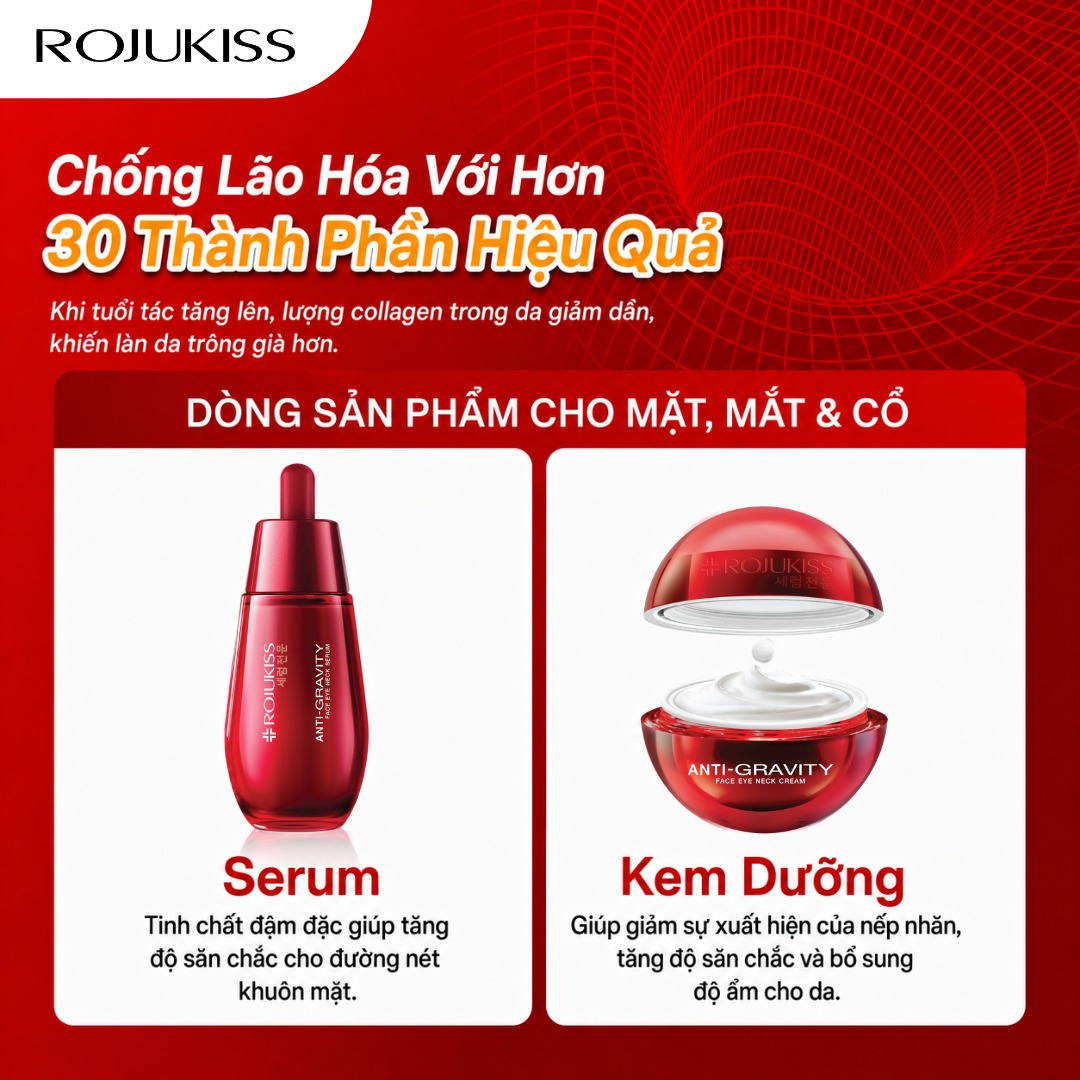 Rojukiss Vietnam Facebook ad: Rojukiss Face Eye Neck Cream