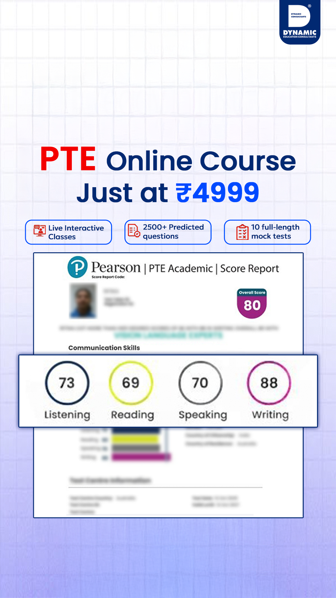 Dynamic Education Consultants Facebook ad