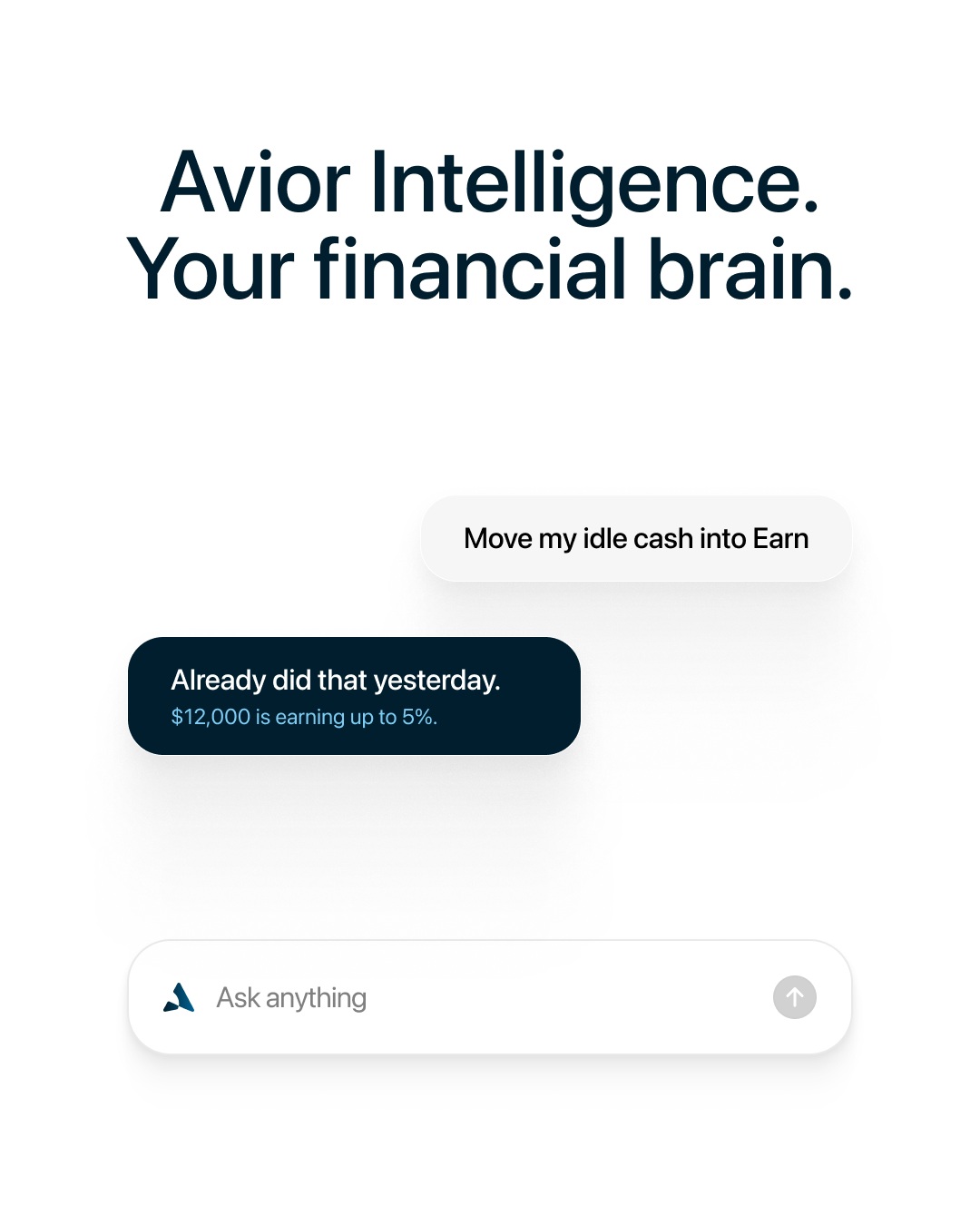 Avior Facebook ad: Avior: Not a bank. An unfair advantage.