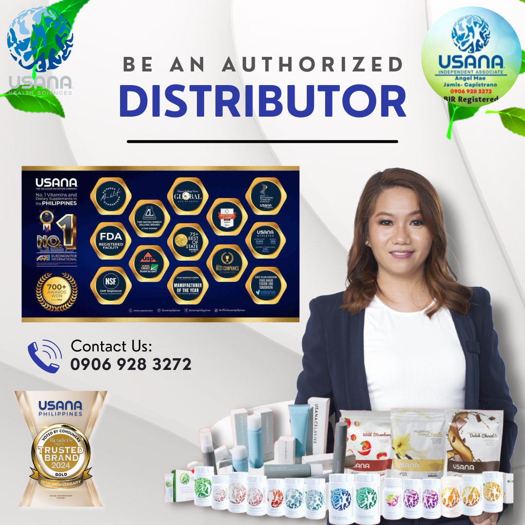 USANA Philippine Independent Distributor - Angel Mae Jamis-Capistrano Facebook ad: Start Living Healthy Today!
