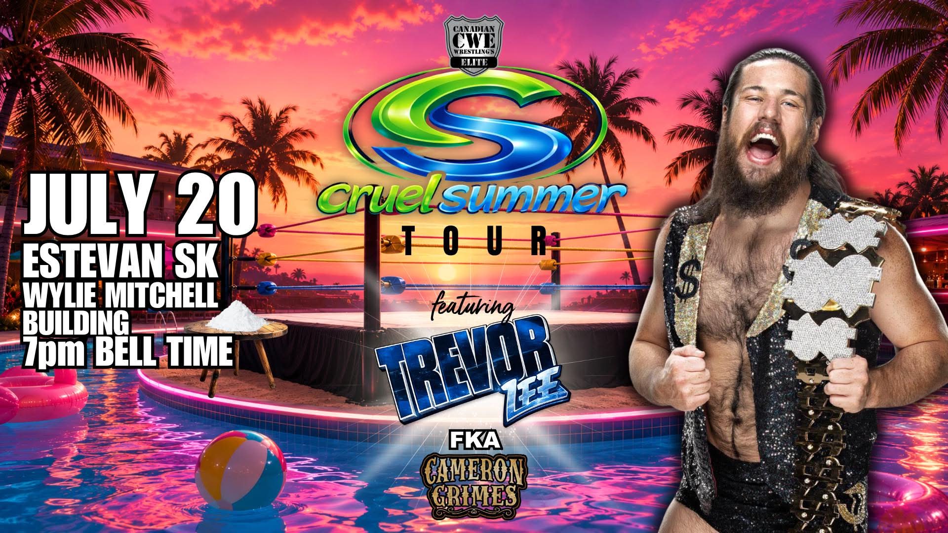 Canadian Wrestling's Elite Facebook ad