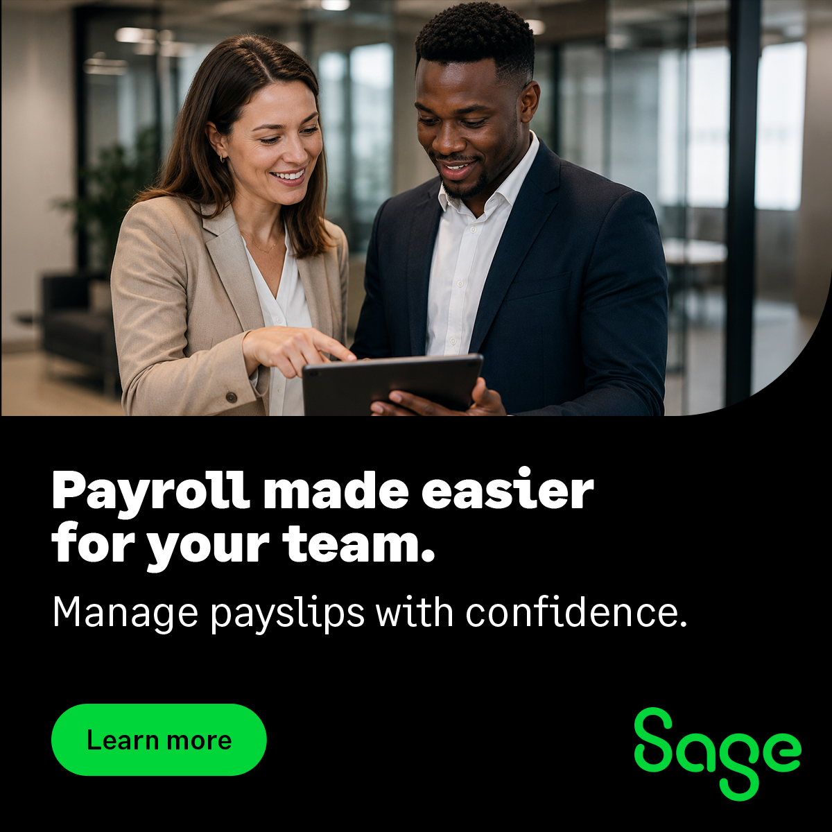 Sage Facebook ad