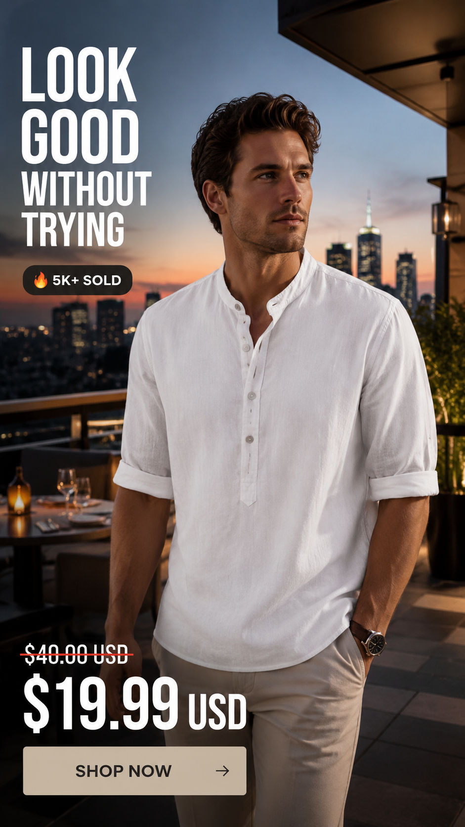 Comfy Shirts For Men Facebook ad