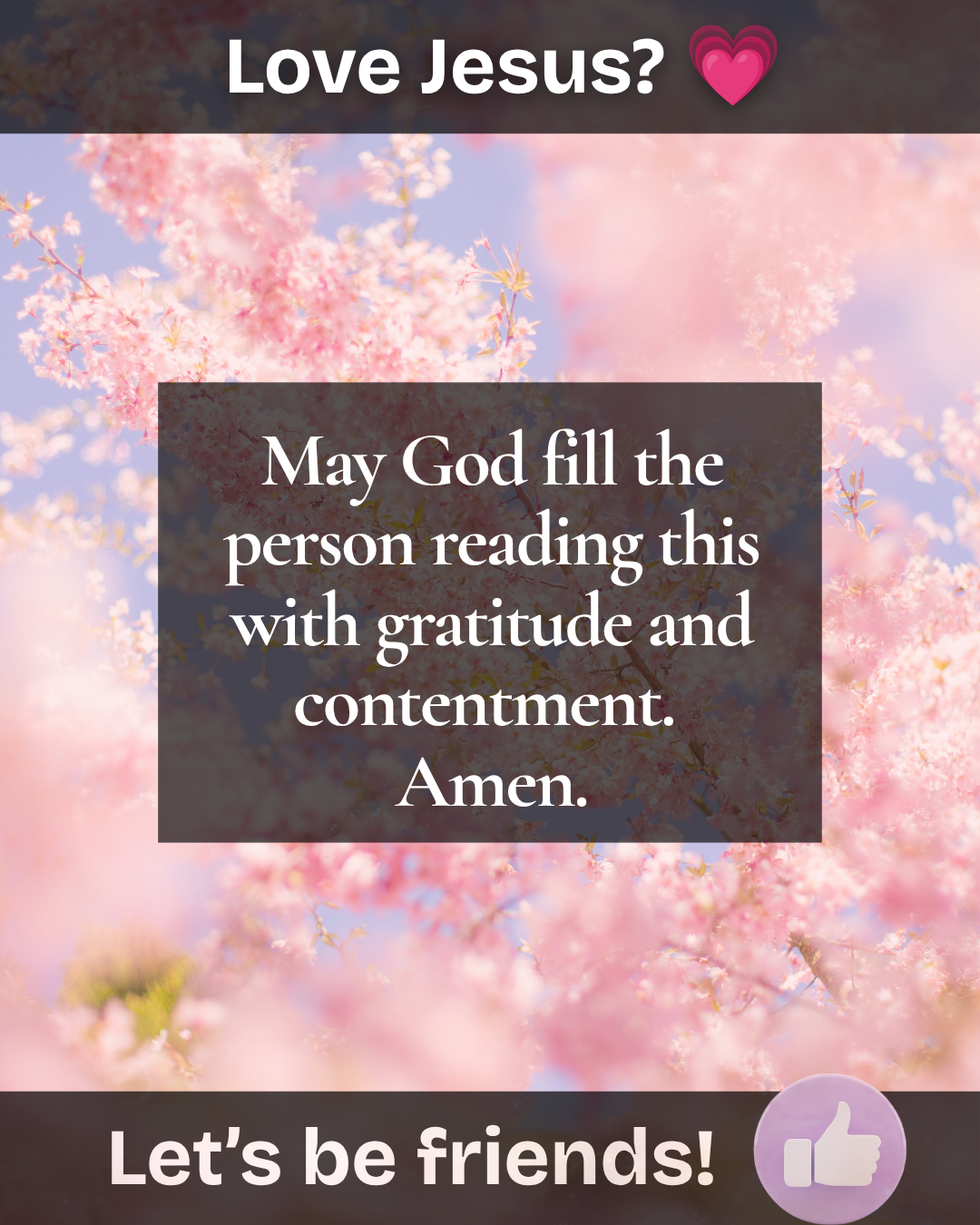 Juniper Grace music for Jesus Facebook ad: Jesus can fill our hearts with gratitude for…