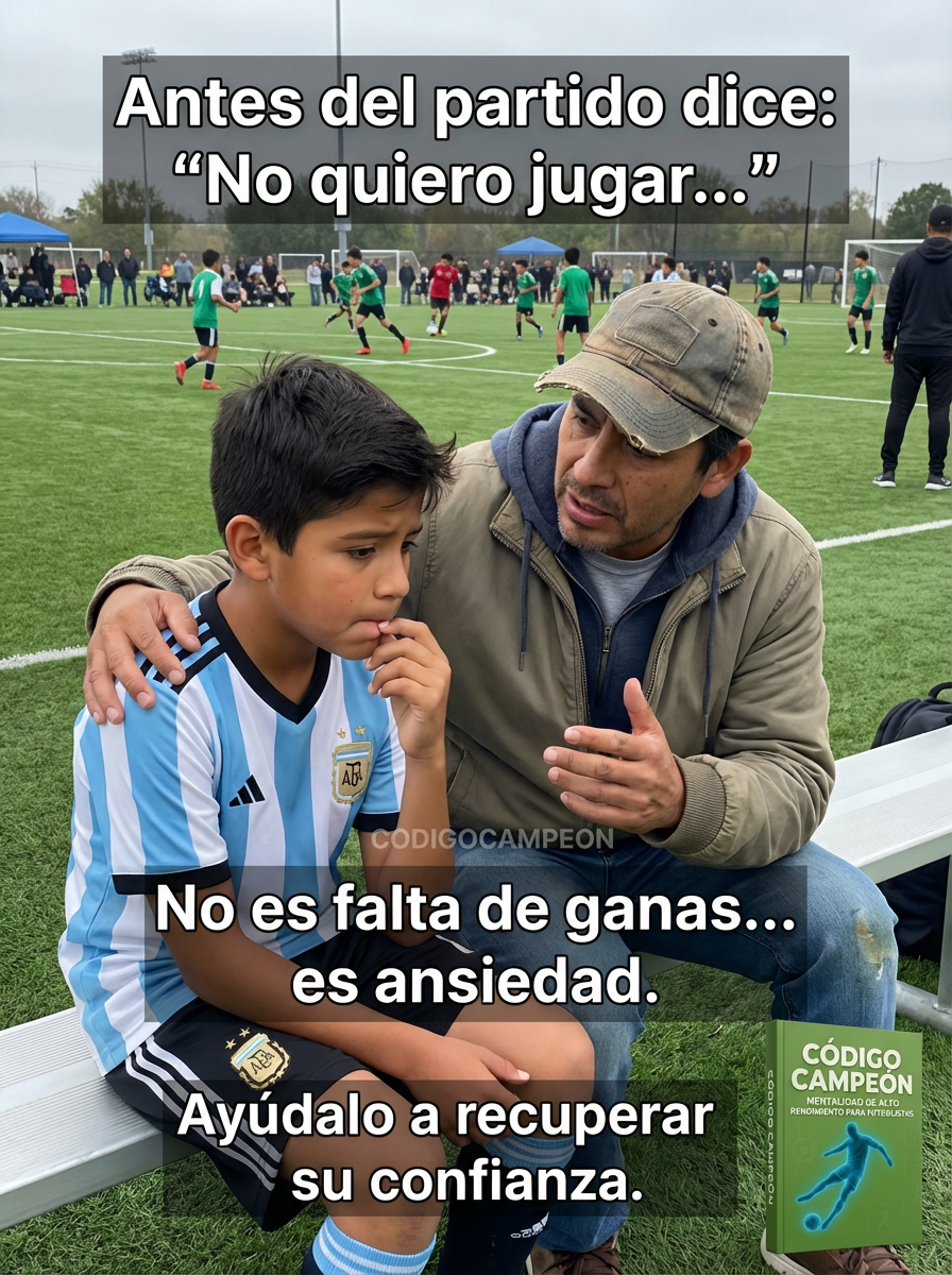Codigo Campeon Facebook ad: Si tu hijo entrena bien pero en los…