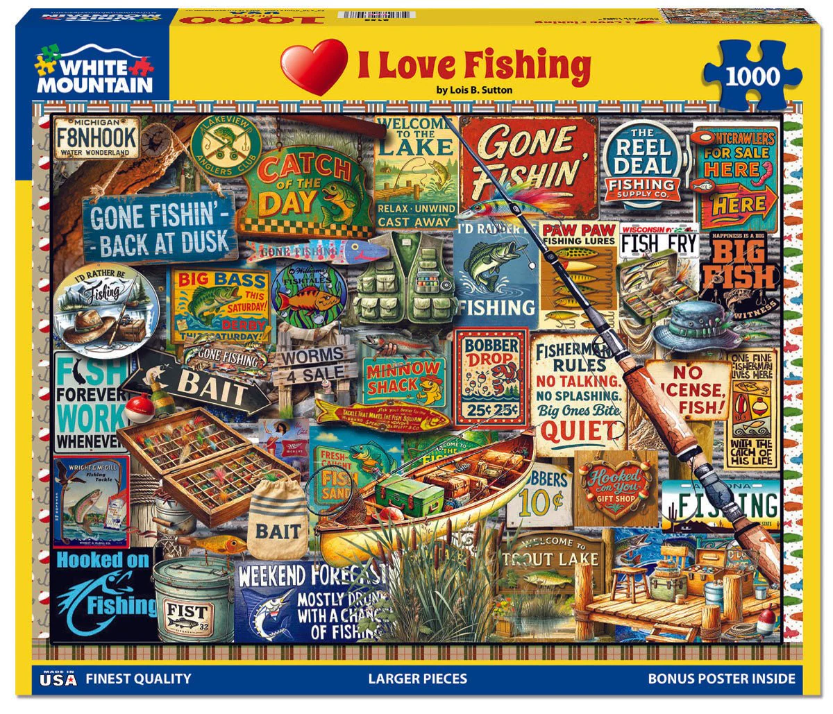 White Mountain Puzzles Facebook ad
