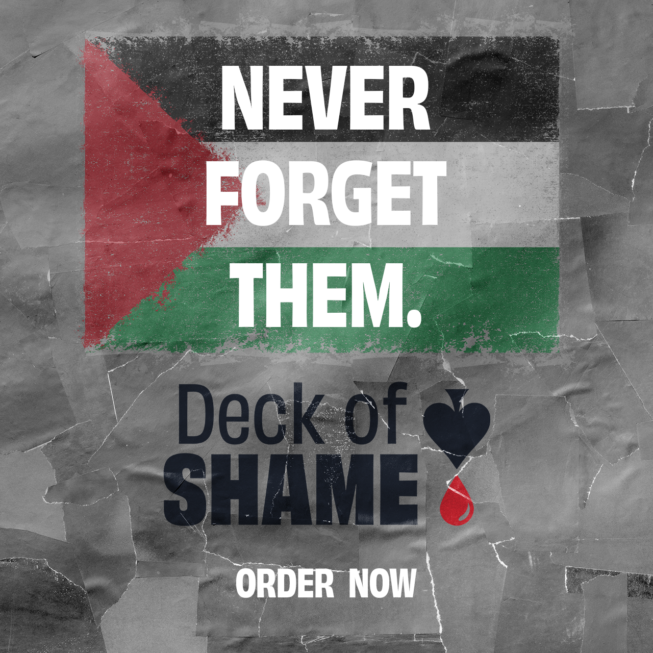 Deck of Shame Facebook ad: Free Shipping in the USA and Canada