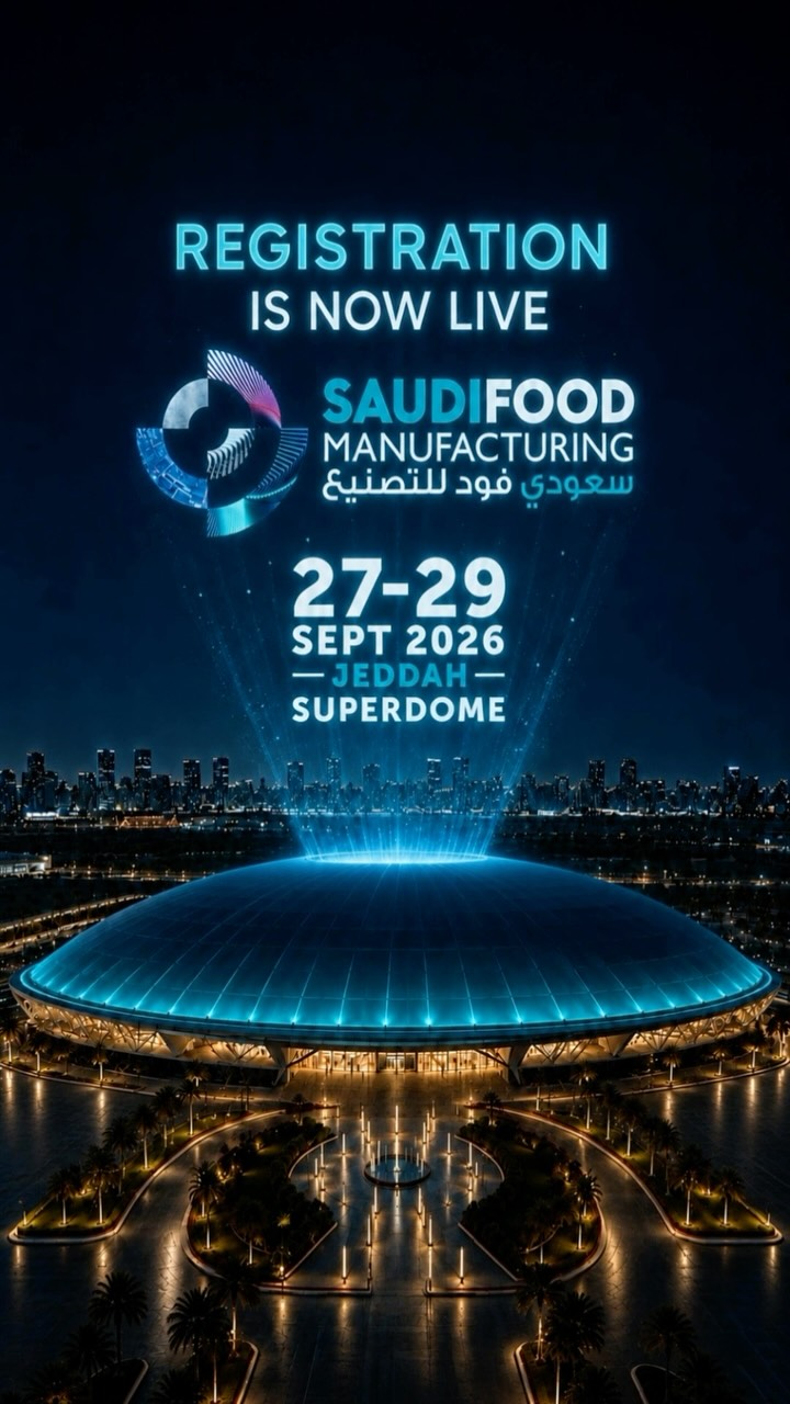 SaudiFood Manufacturing Facebook ad: REGISTERED FOR YOUR BADGE YET?