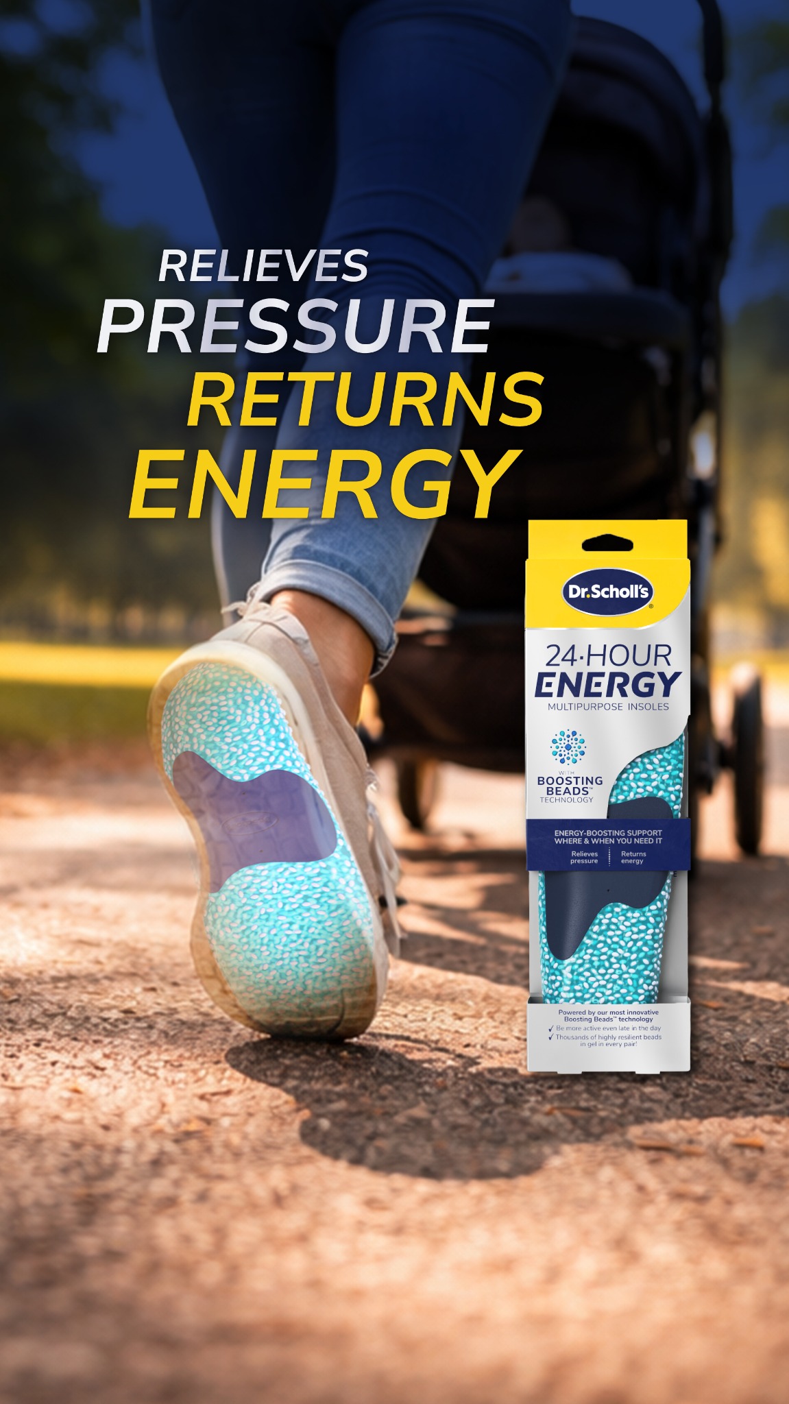Dr. Scholl's Facebook ad