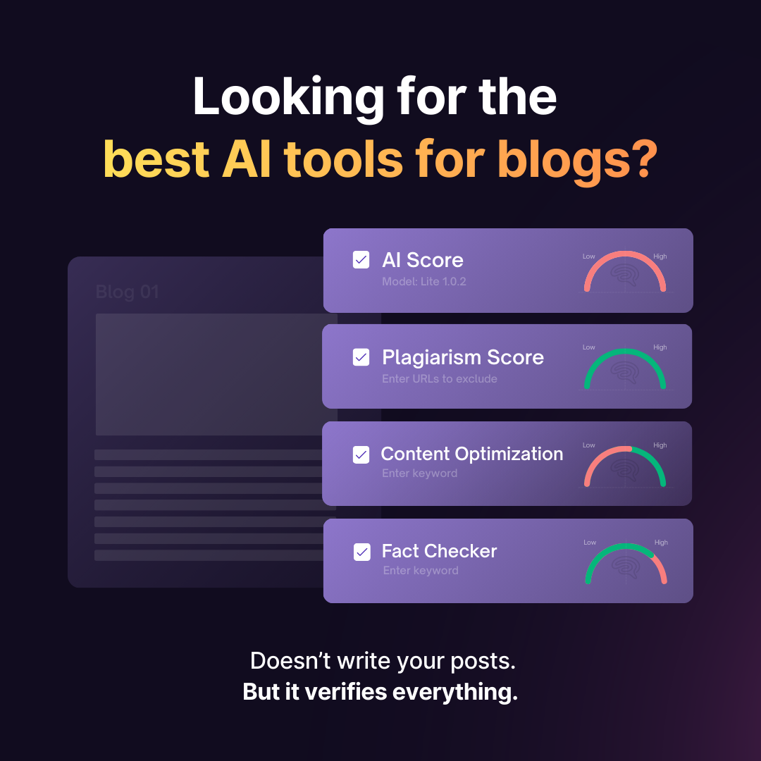 Originality.AI - AI Detection and Plagiarism Checking Facebook ad