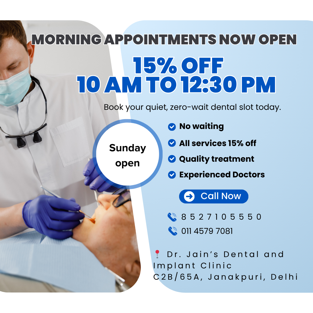 Dr. Jain's Dental and Implant Clinic, Janakpuri Facebook ad