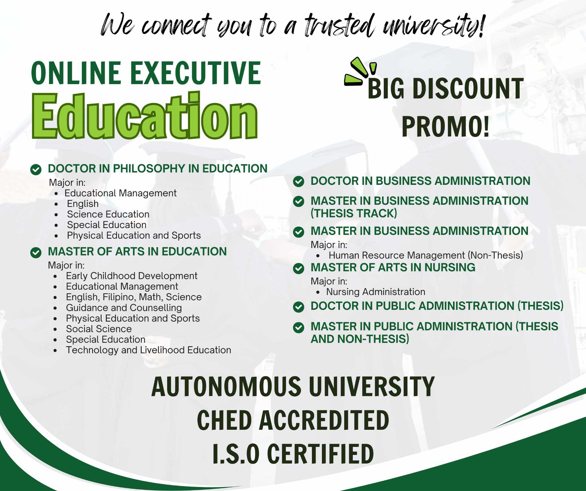 Online Masters and Doctorate by Kevin Recopuerto Facebook ad