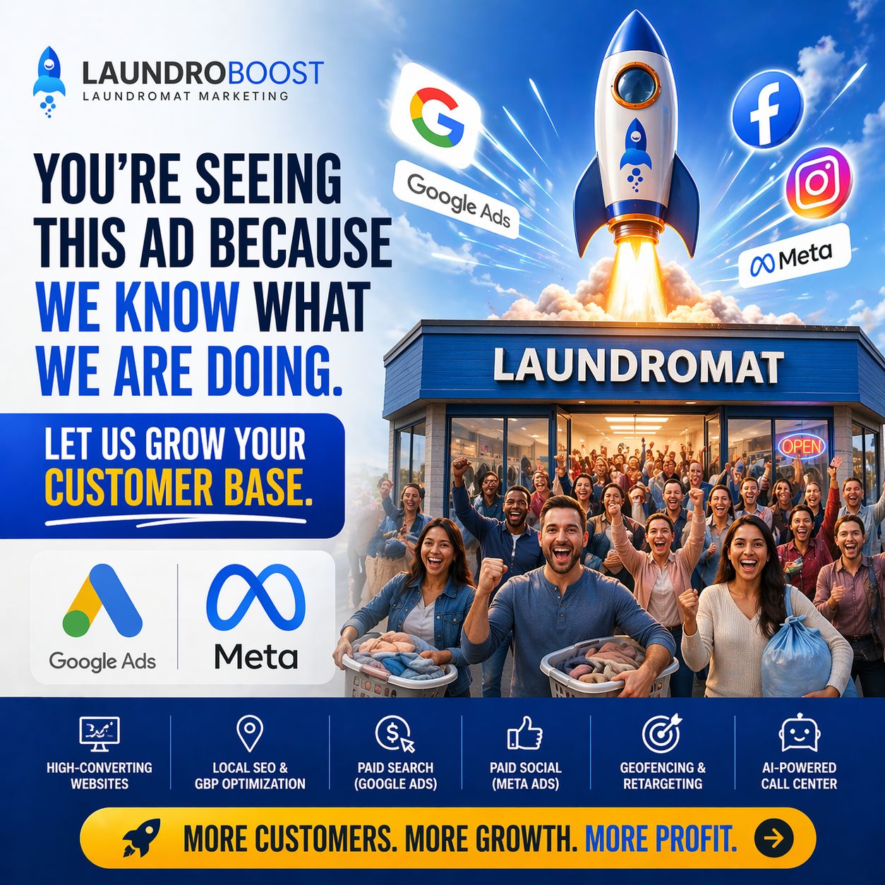 LaundroBoost Facebook ad