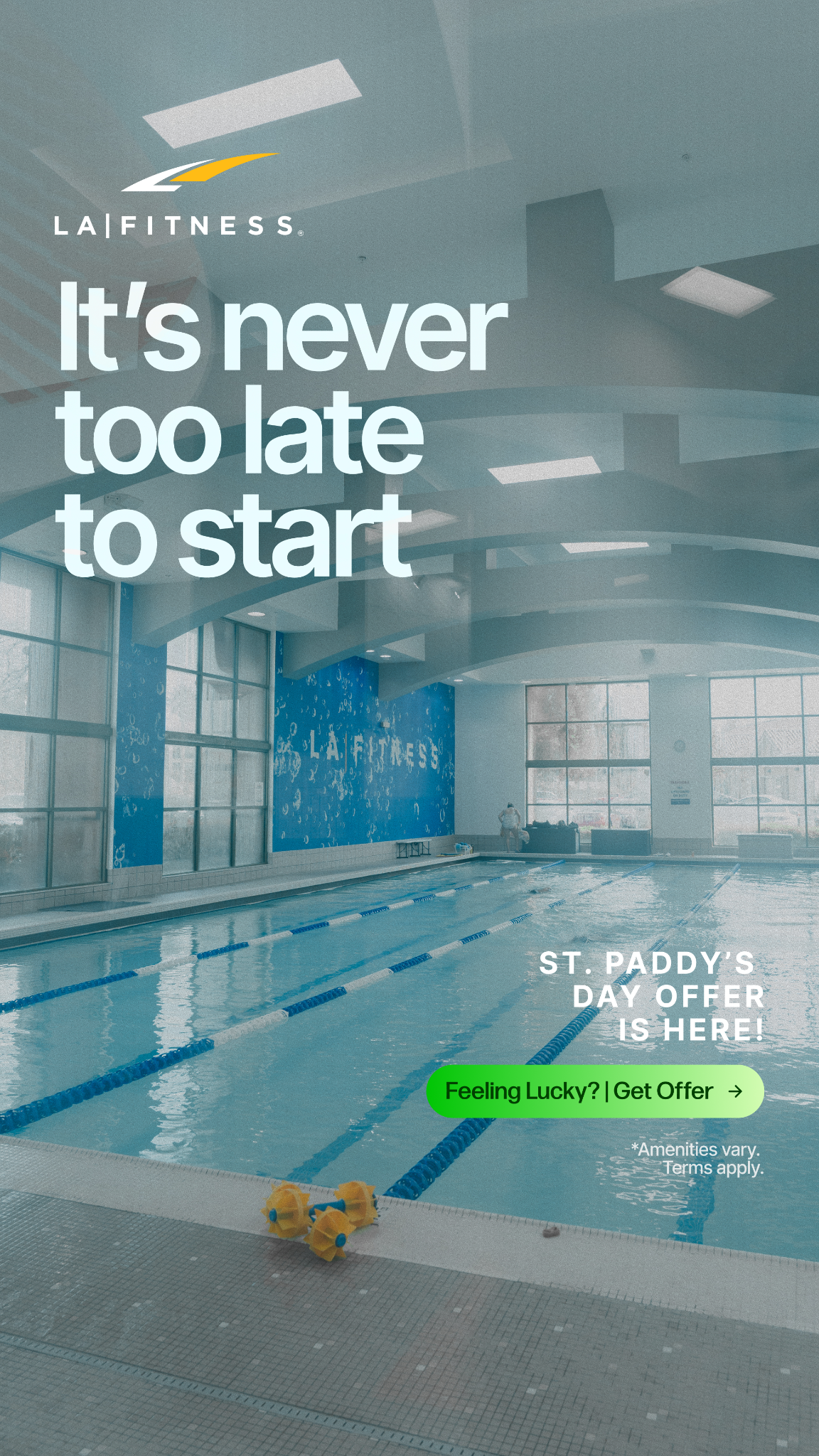 LA Fitness Facebook ad