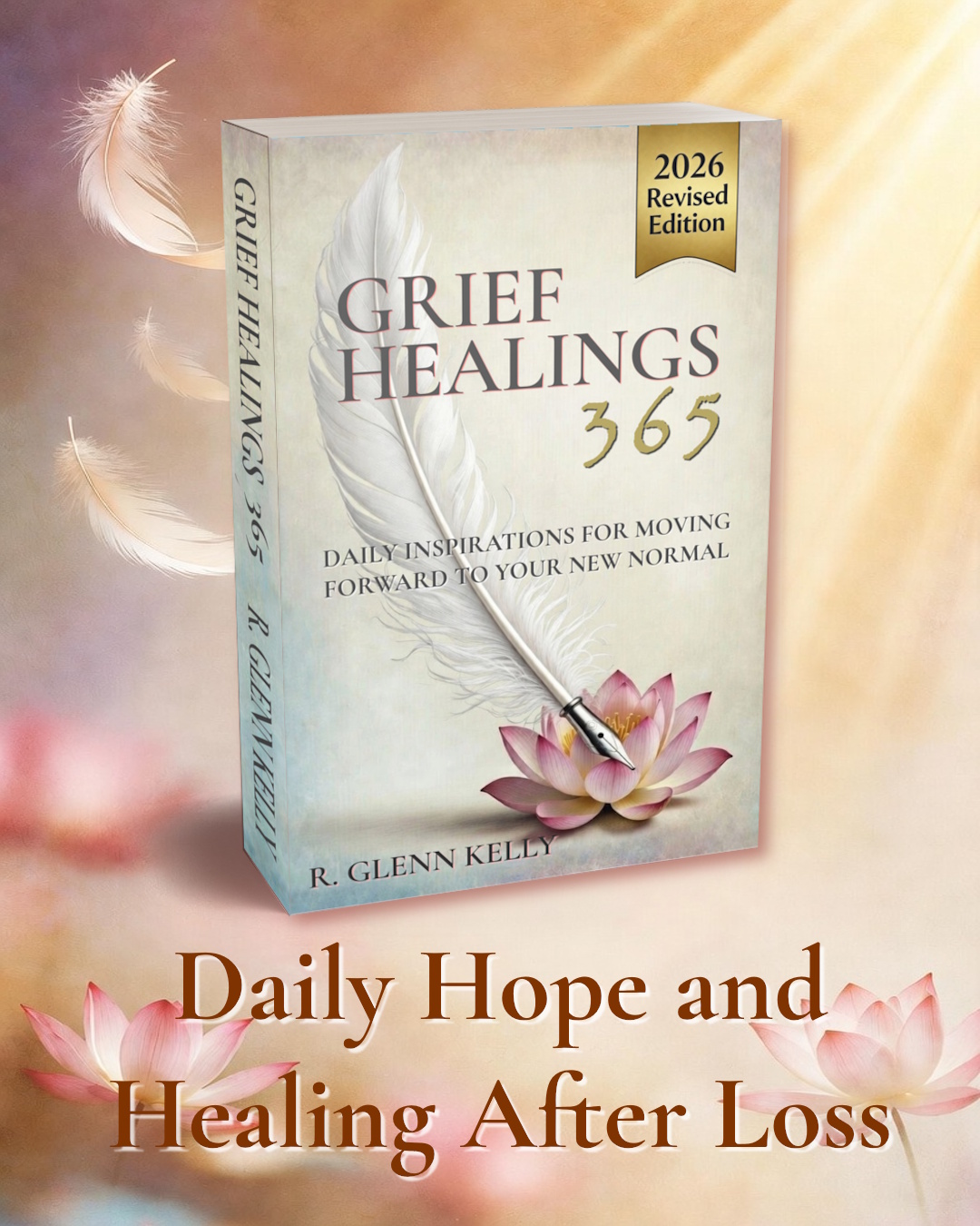 EmpathGrowth Facebook ad: Daily Inspiration for Your Grief Journey