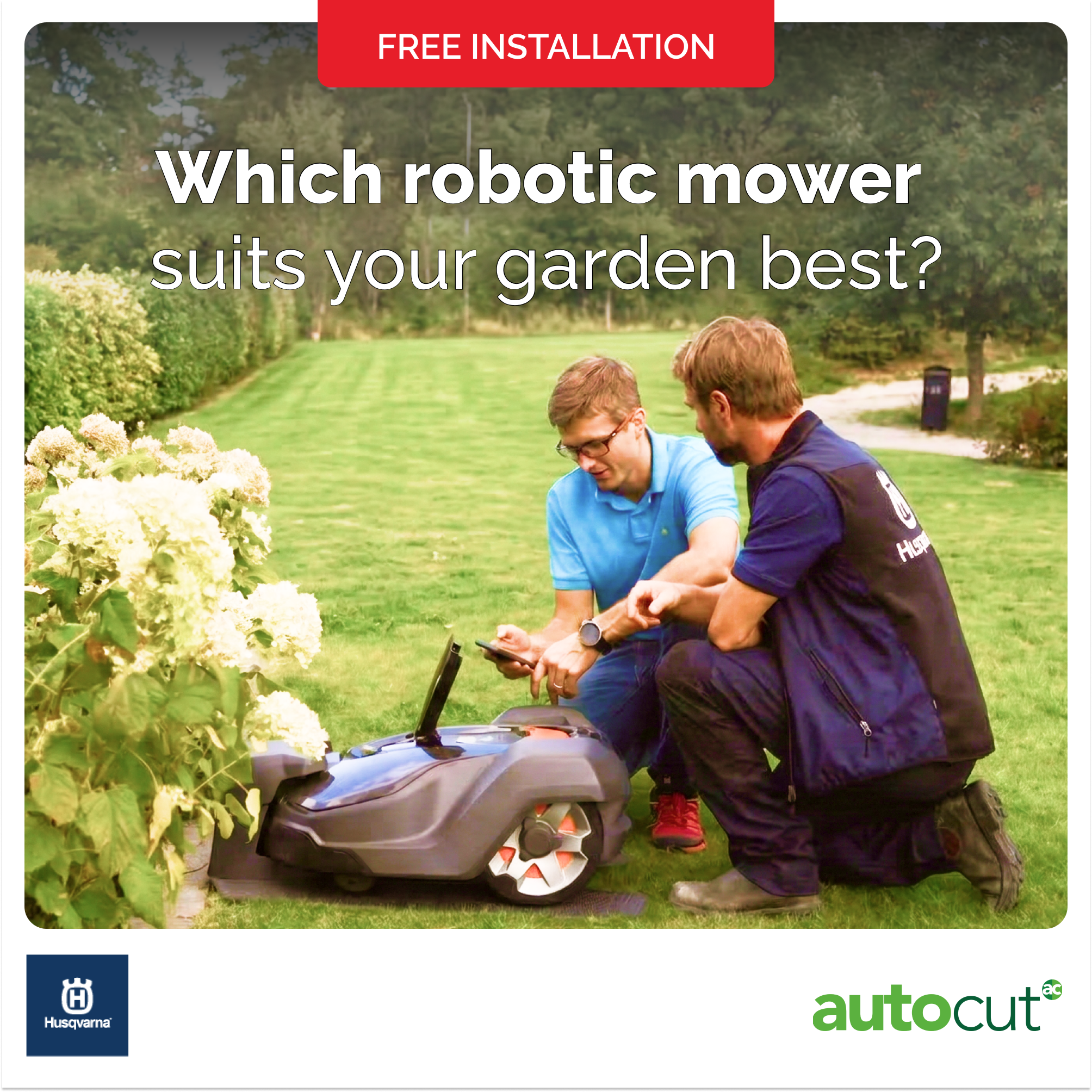Autocut Robotic Mowing Experts Facebook ad from Jun 13, 2026