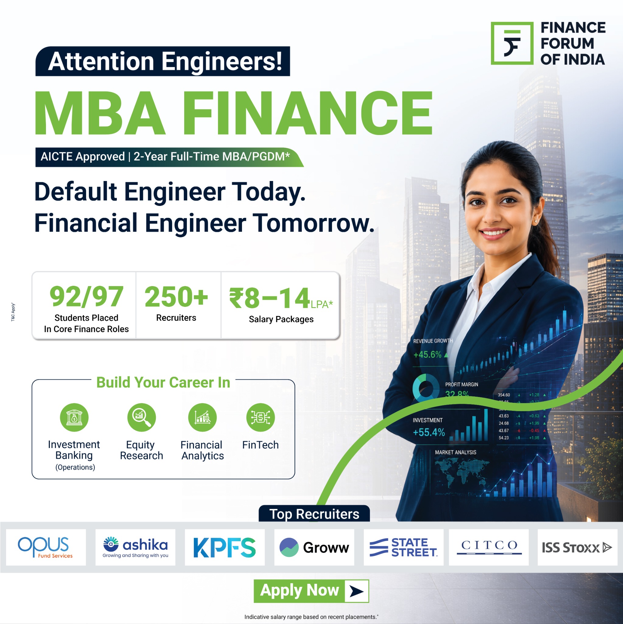 Finance Forum Of India - FFOI Facebook ad: MBA Finance For Engineers