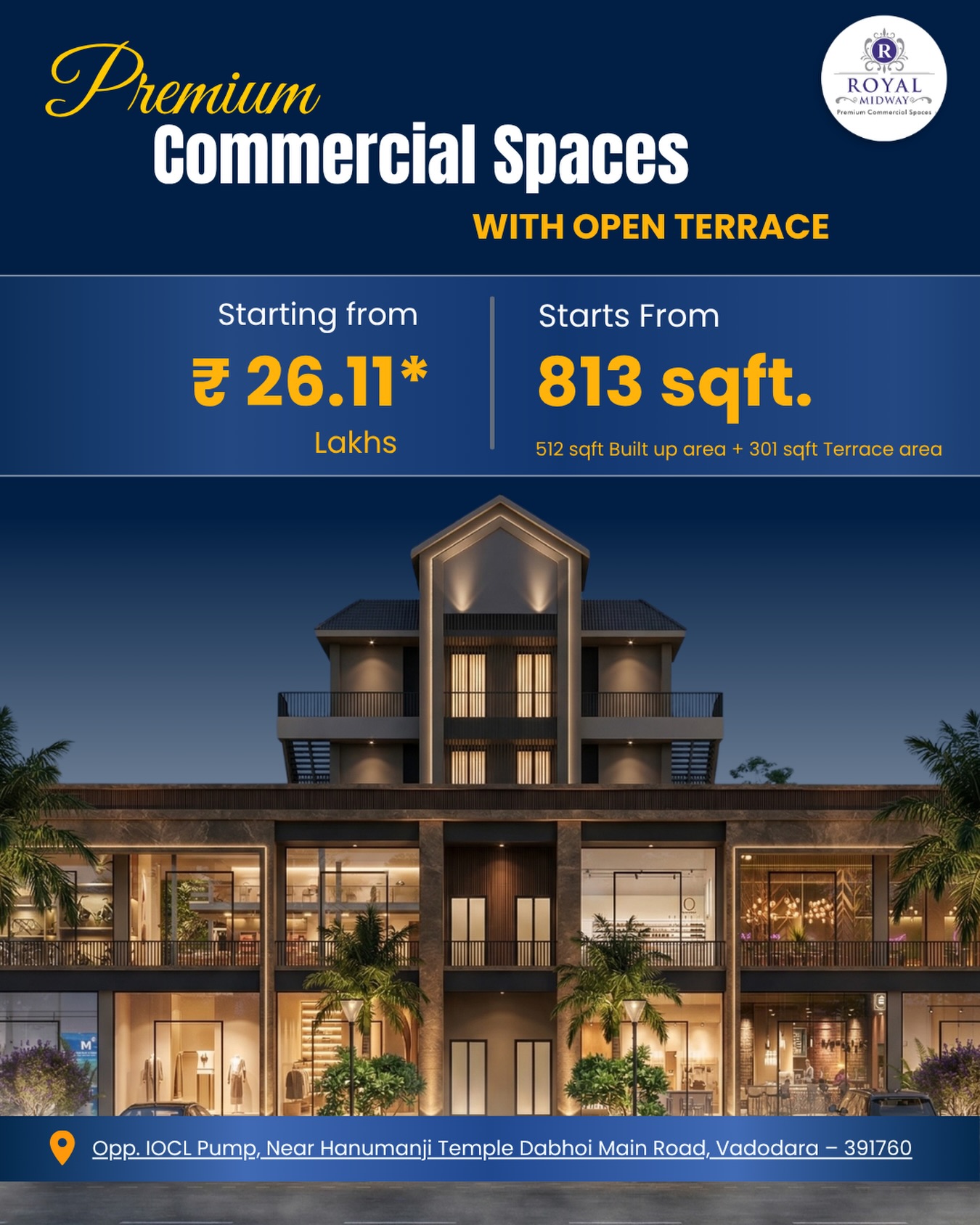 royal_midway_ Facebook ad: Upgrade your business address to premium