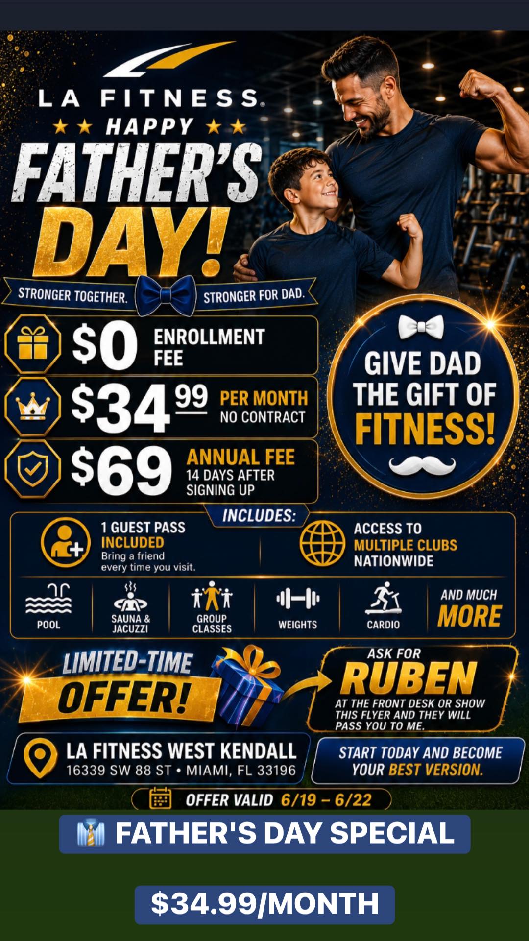 LAFitnessMiami Facebook ad