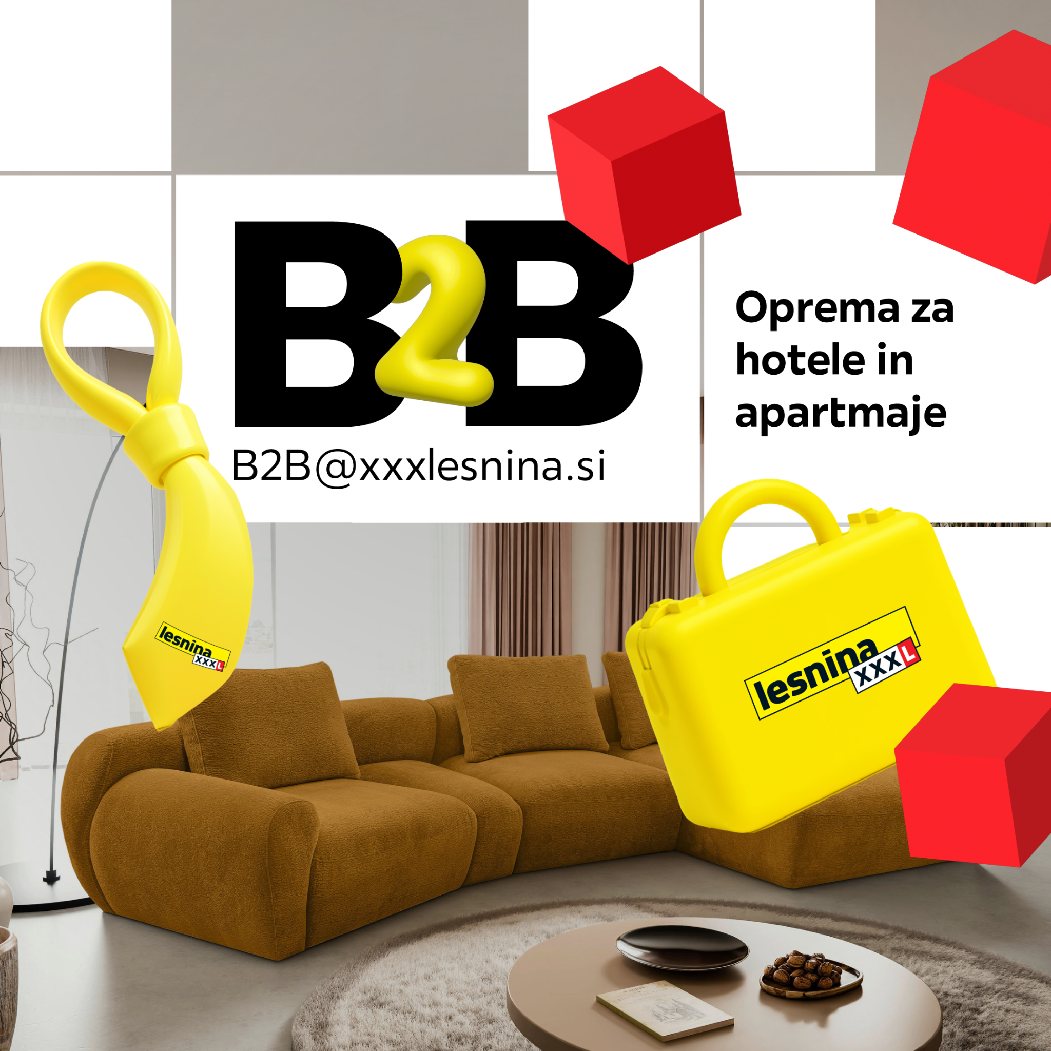 Lesnina XXXL Slovenija Facebook ad